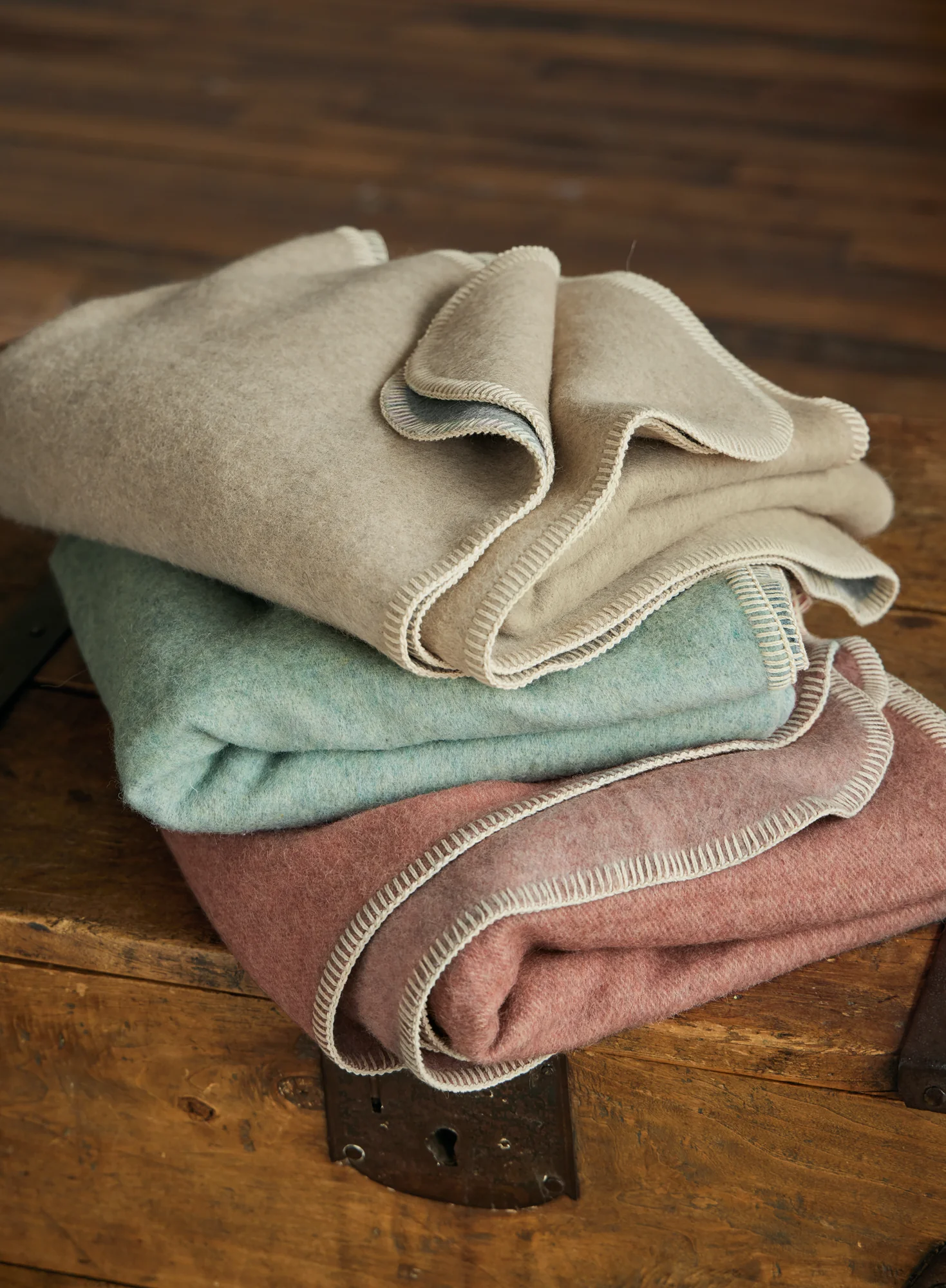 Luxe Blanket Stitch Throw