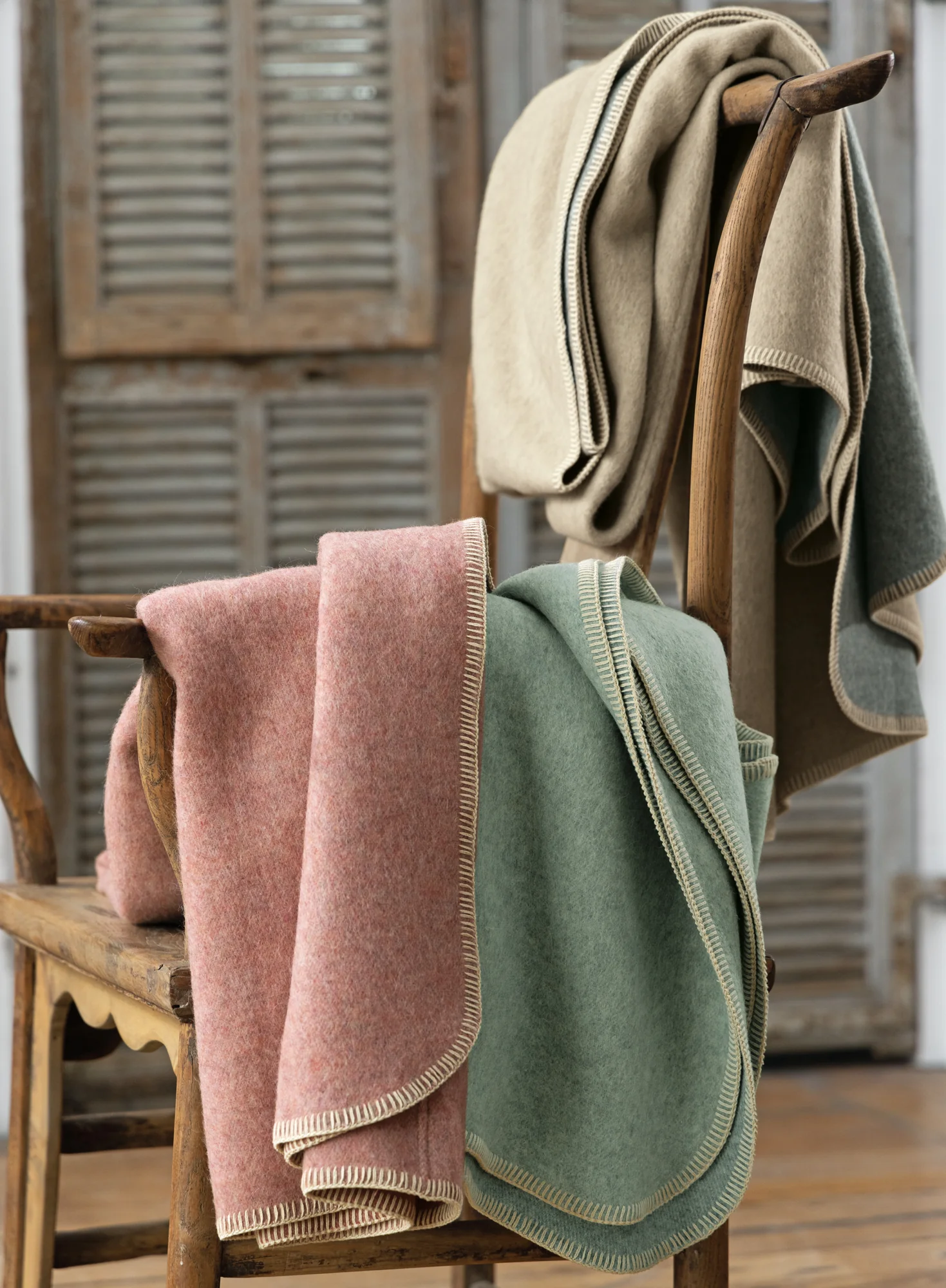 Luxe Blanket Stitch Throw - Image 2