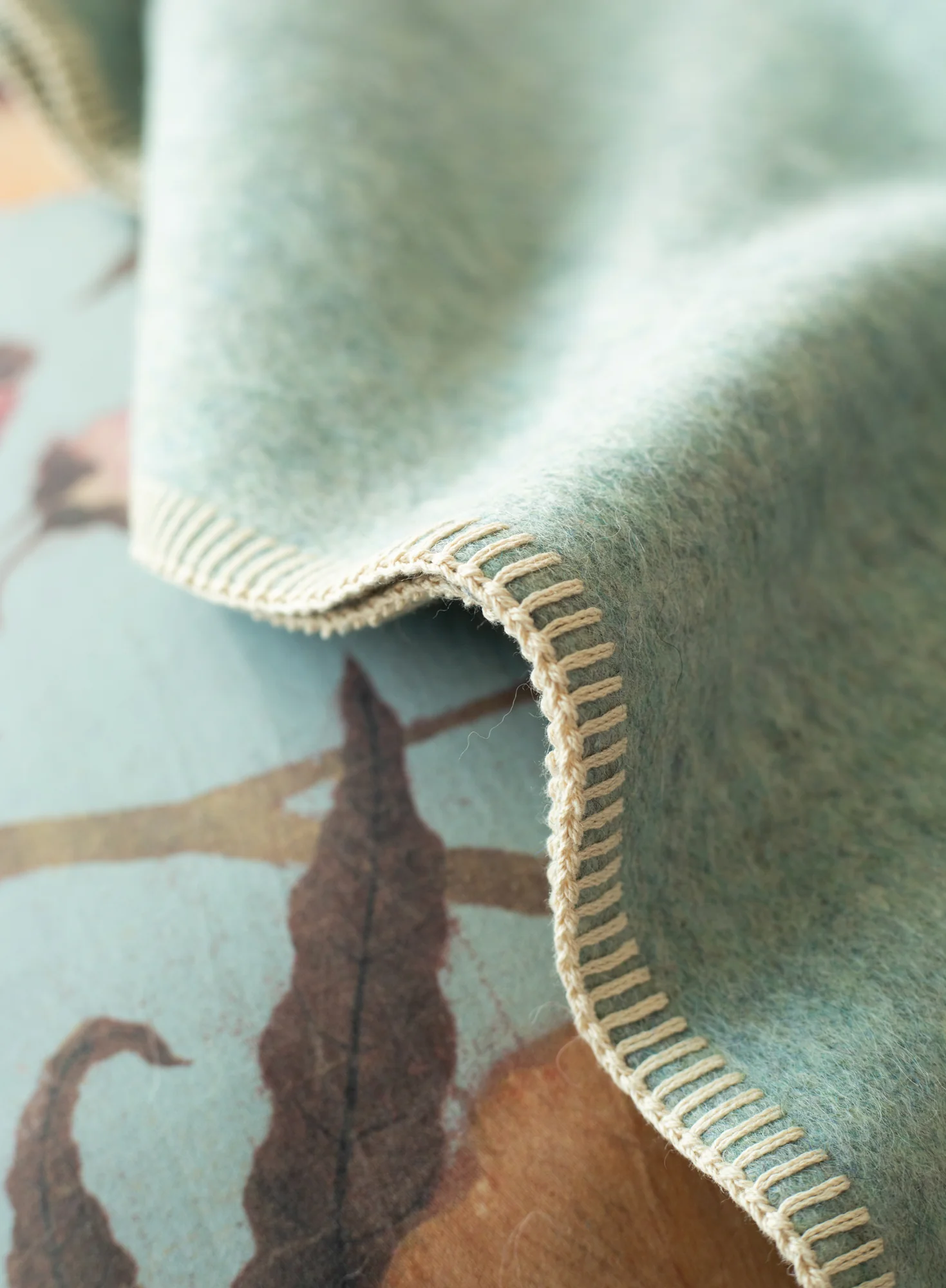 Luxe Blanket Stitch Throw - Image 3
