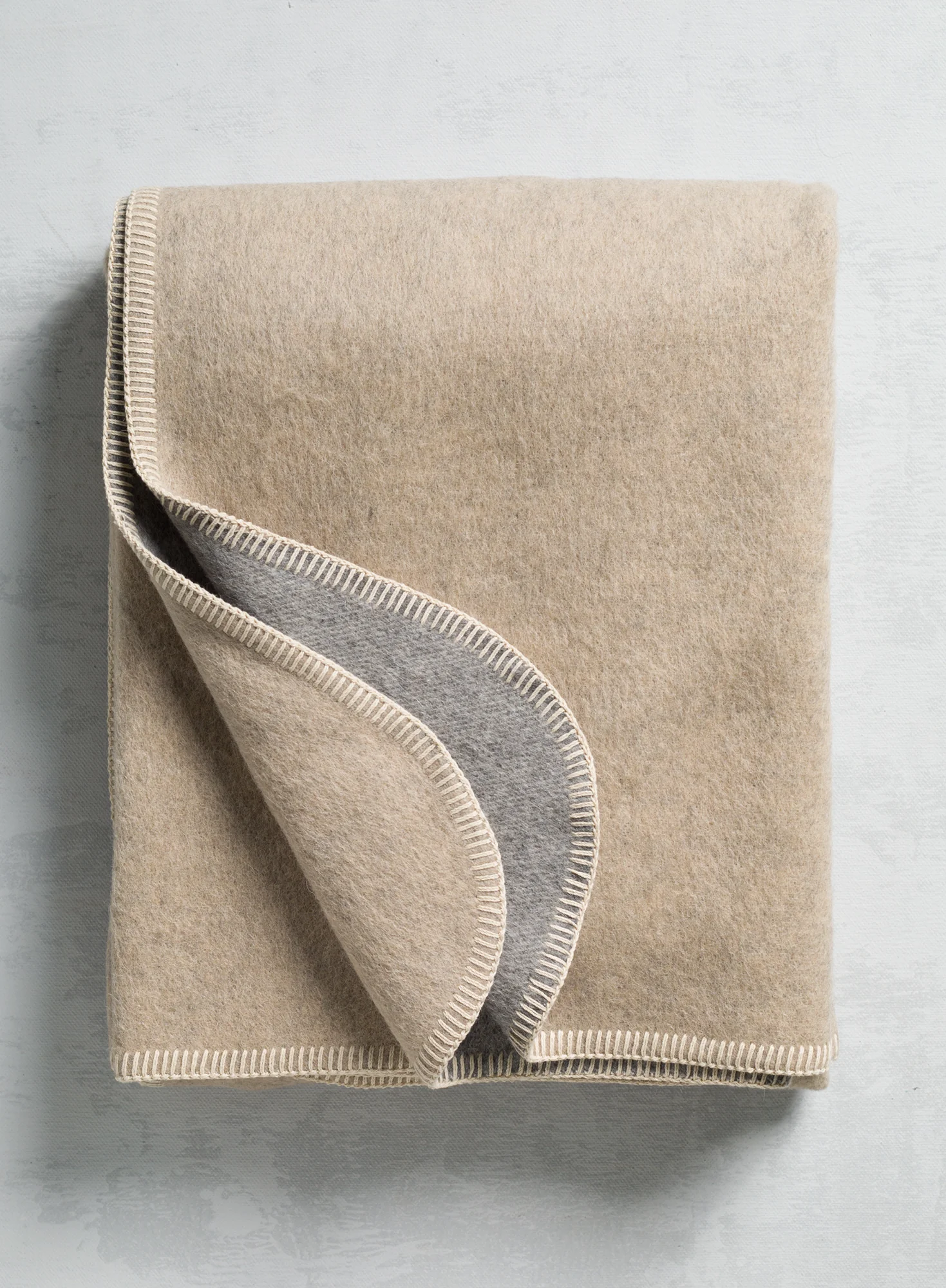 Luxe Blanket Stitch Throw