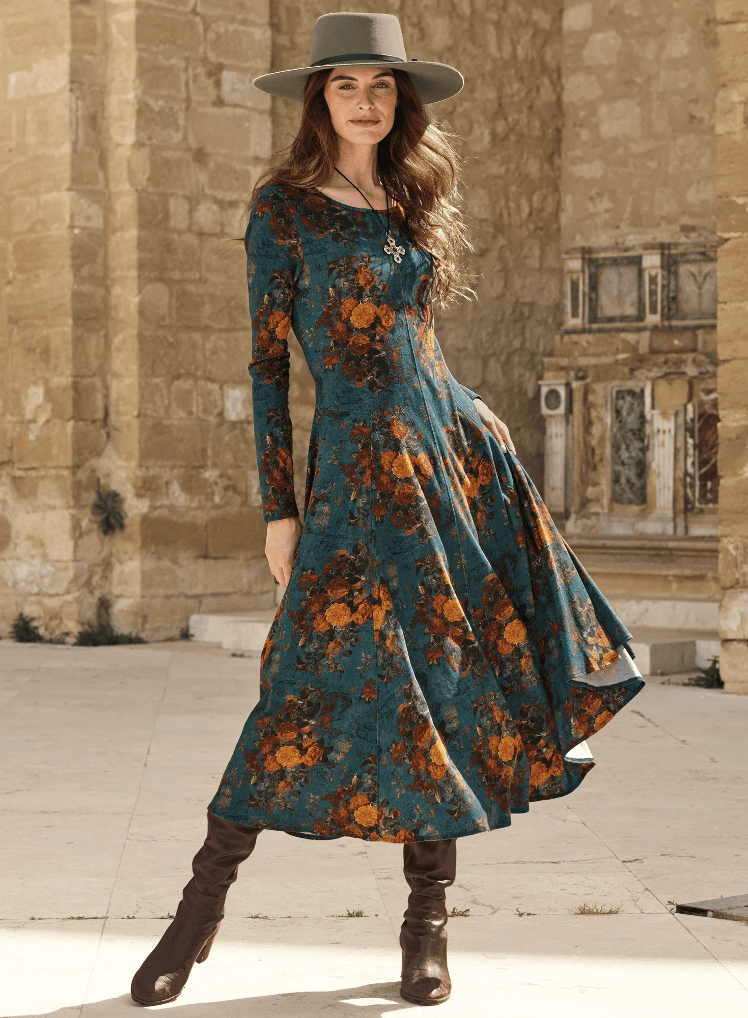 Marais Roseprint Dress - Image 4