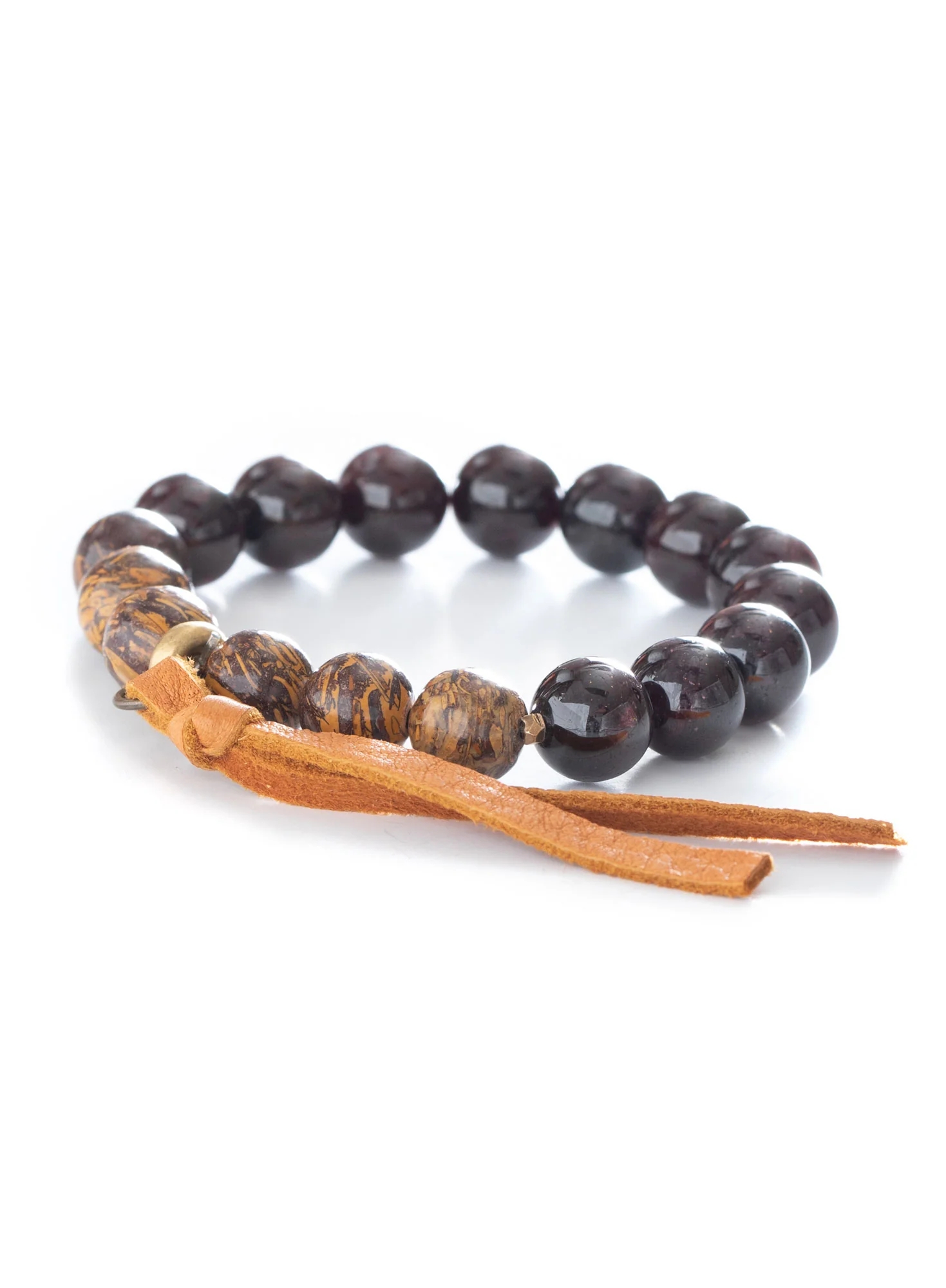 Marbled Bead Stretch Bracelet