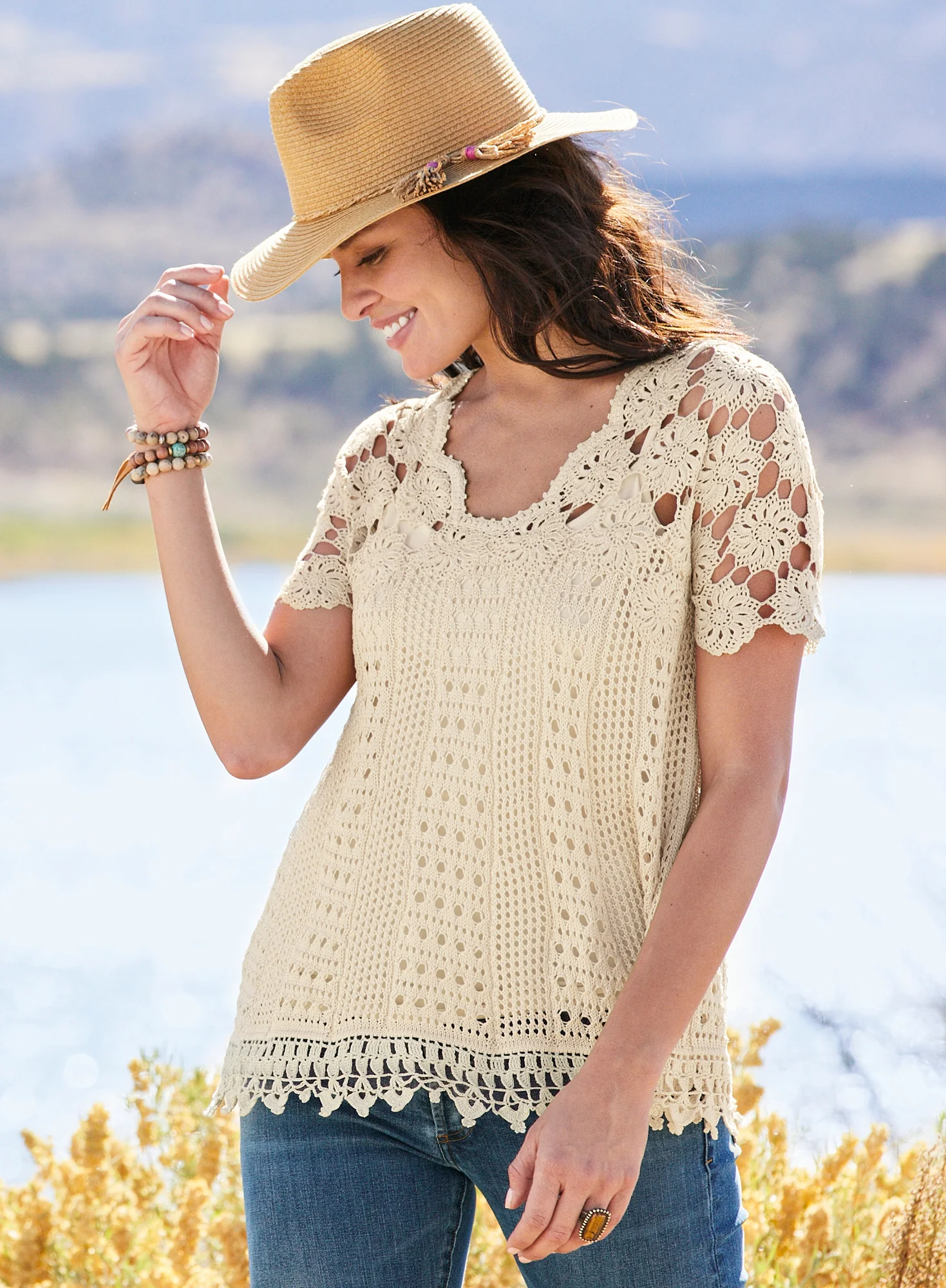 Margarita Lace Top