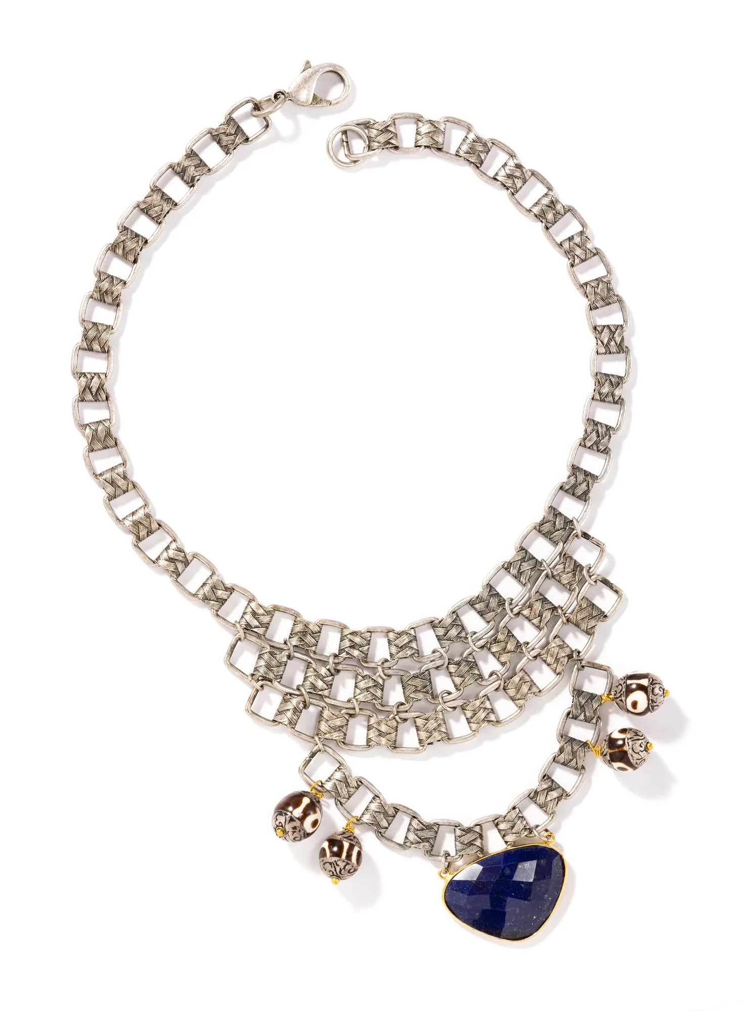 Mesh Bib Necklace