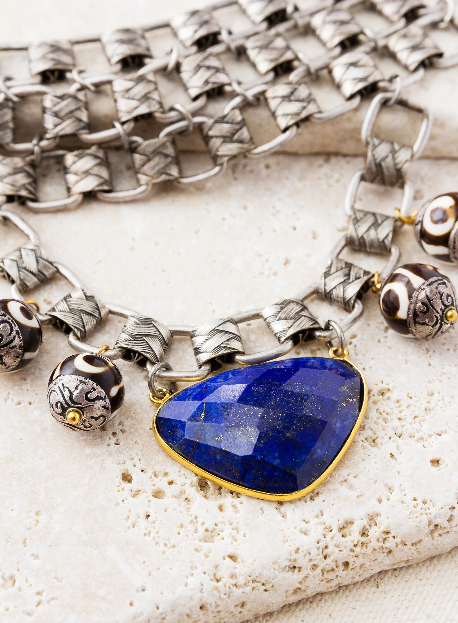Mesh Bib Necklace - Image 3