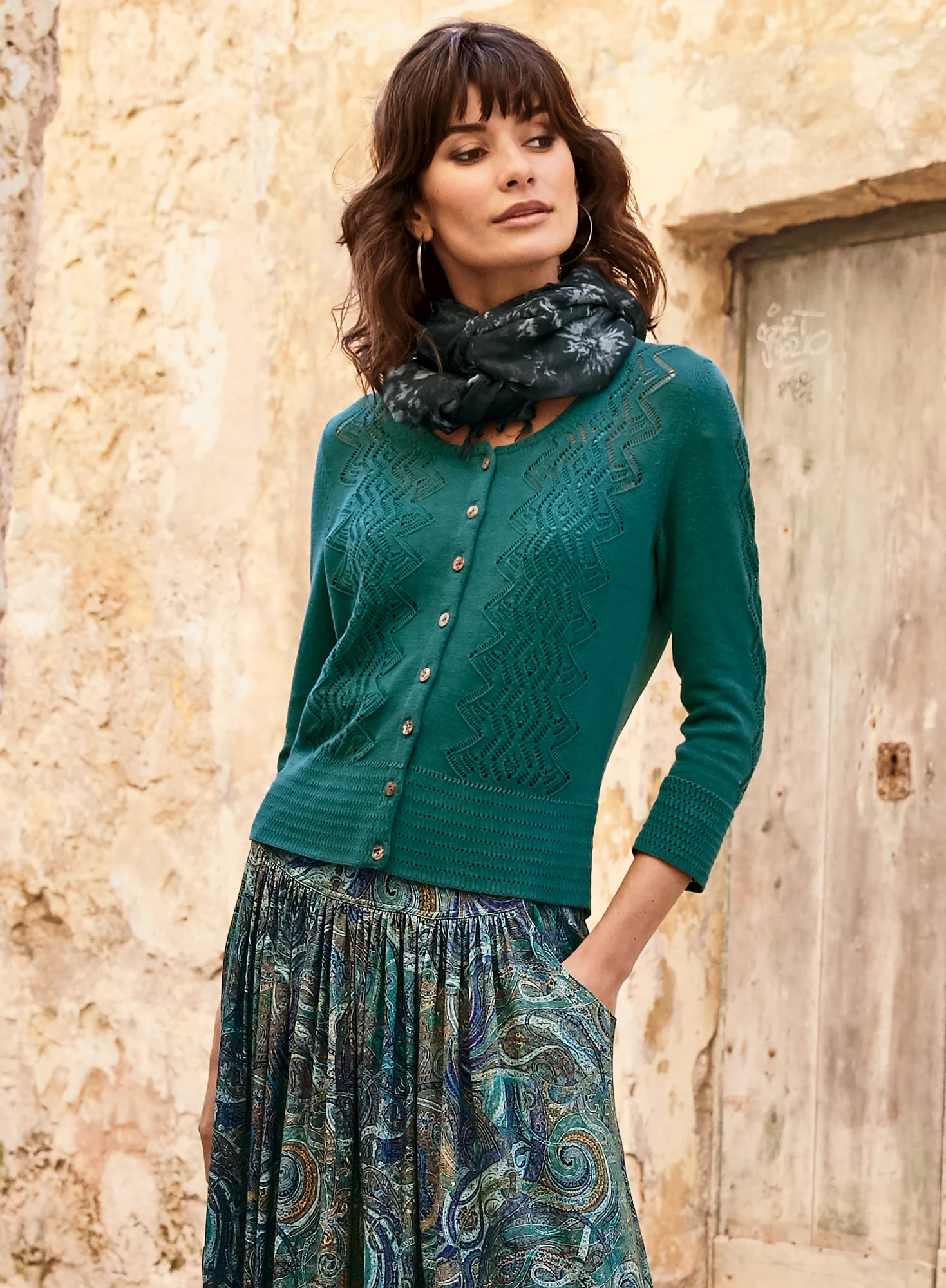 Midnight Garden Scarf - Image 3