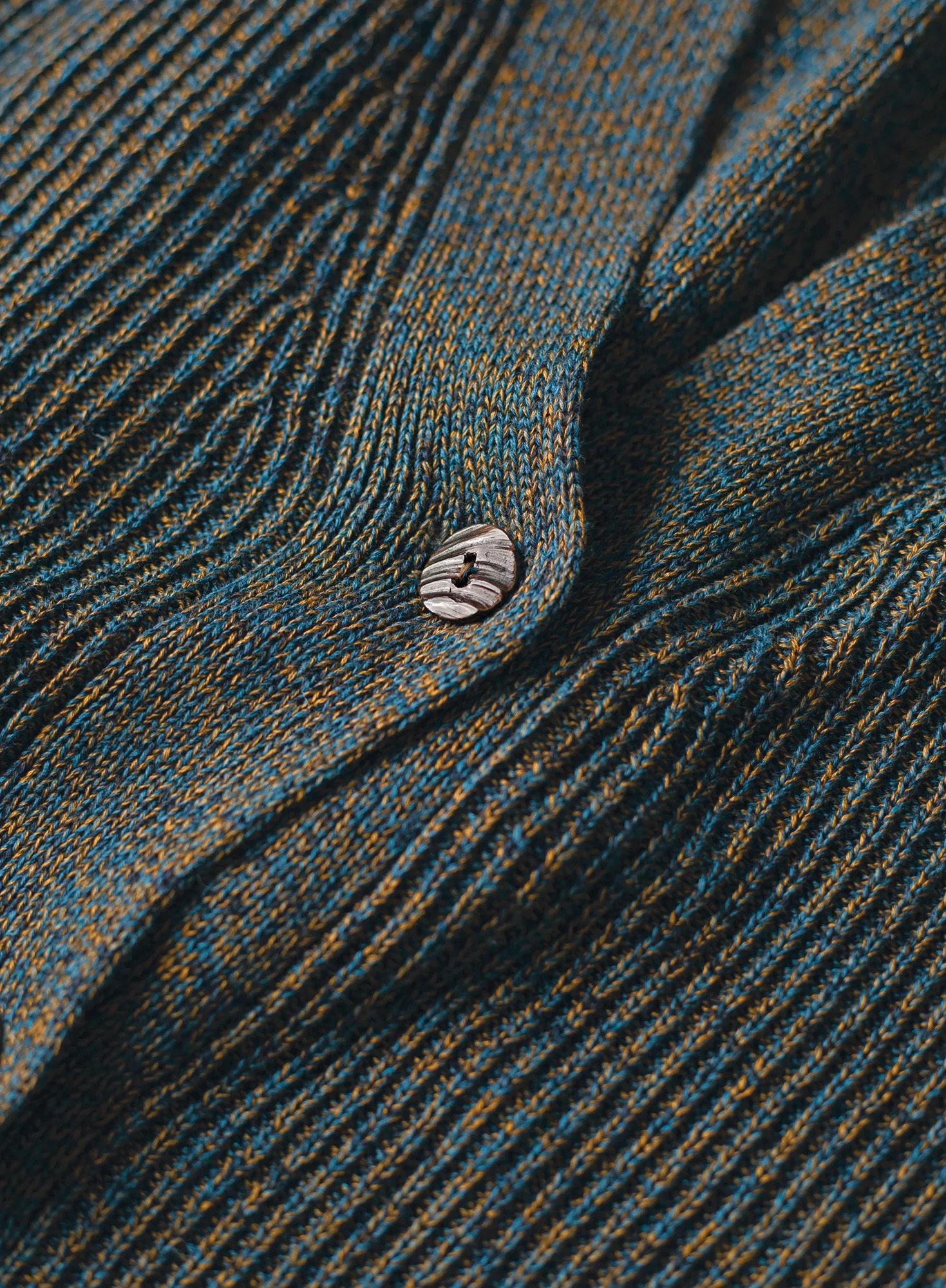 Mock Rib Pima Cardigan - Image 3