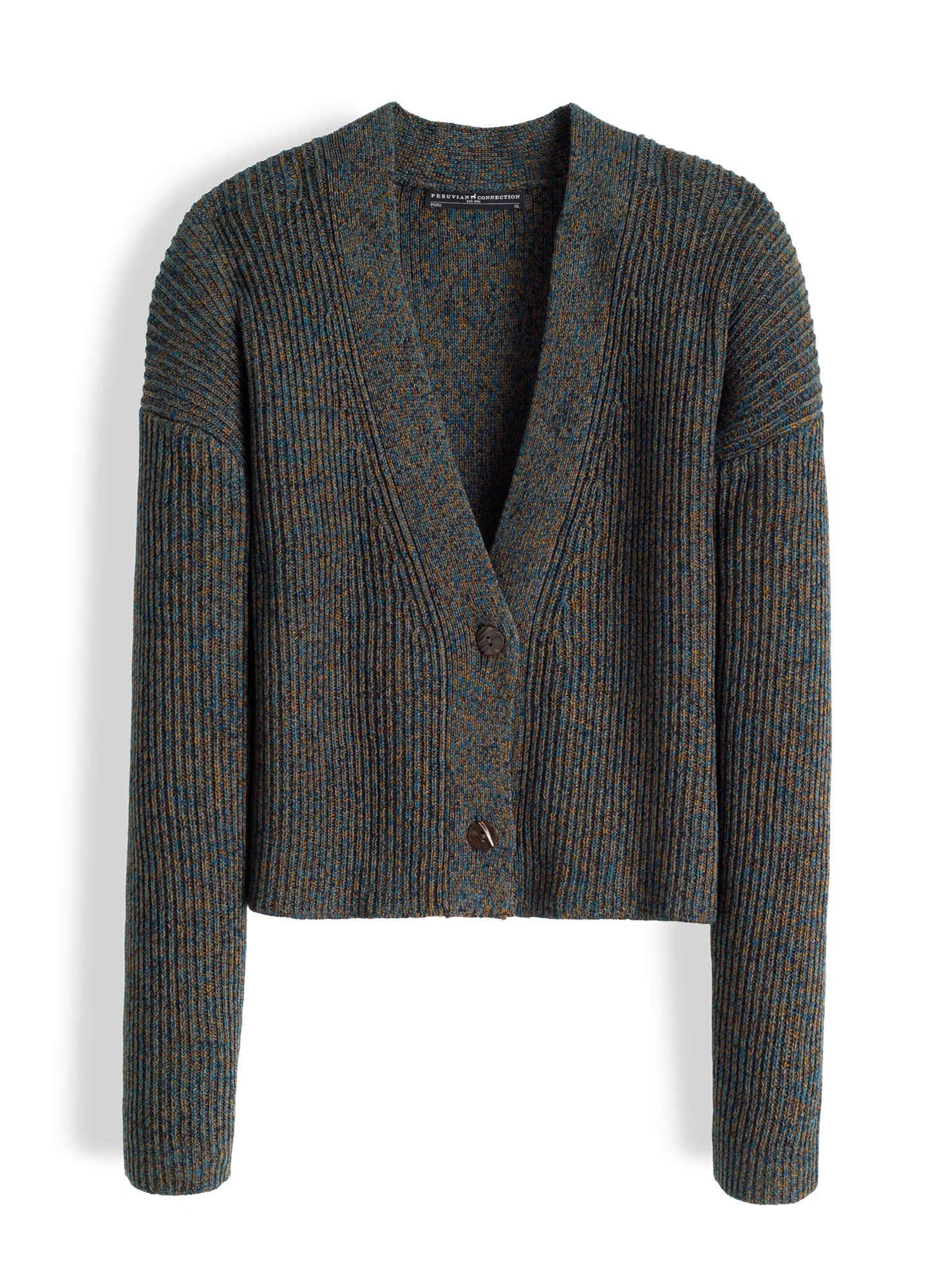 Mock Rib Pima Cardigan - Image 4