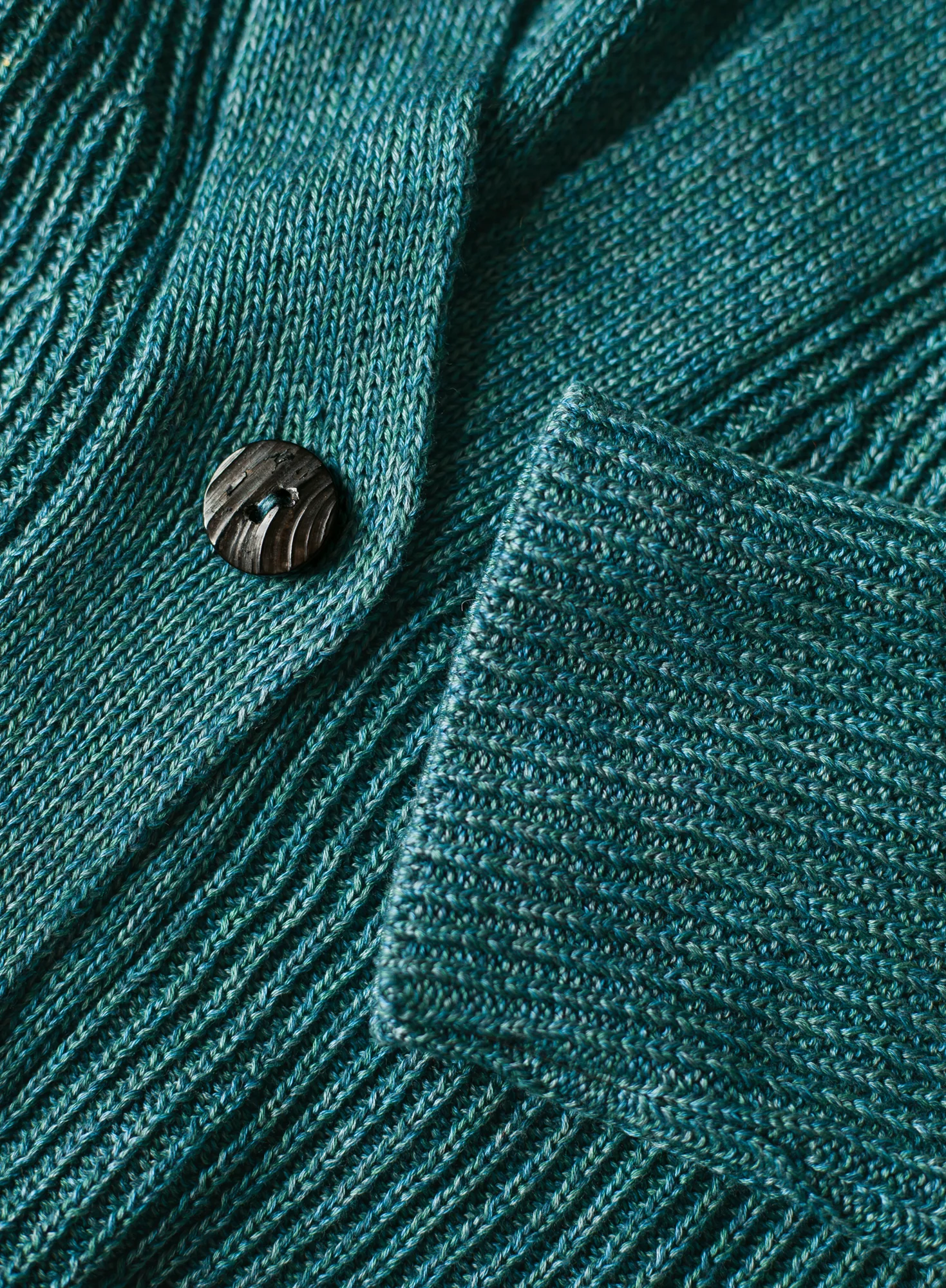 Mock Rib Pima Cardigan - Image 5