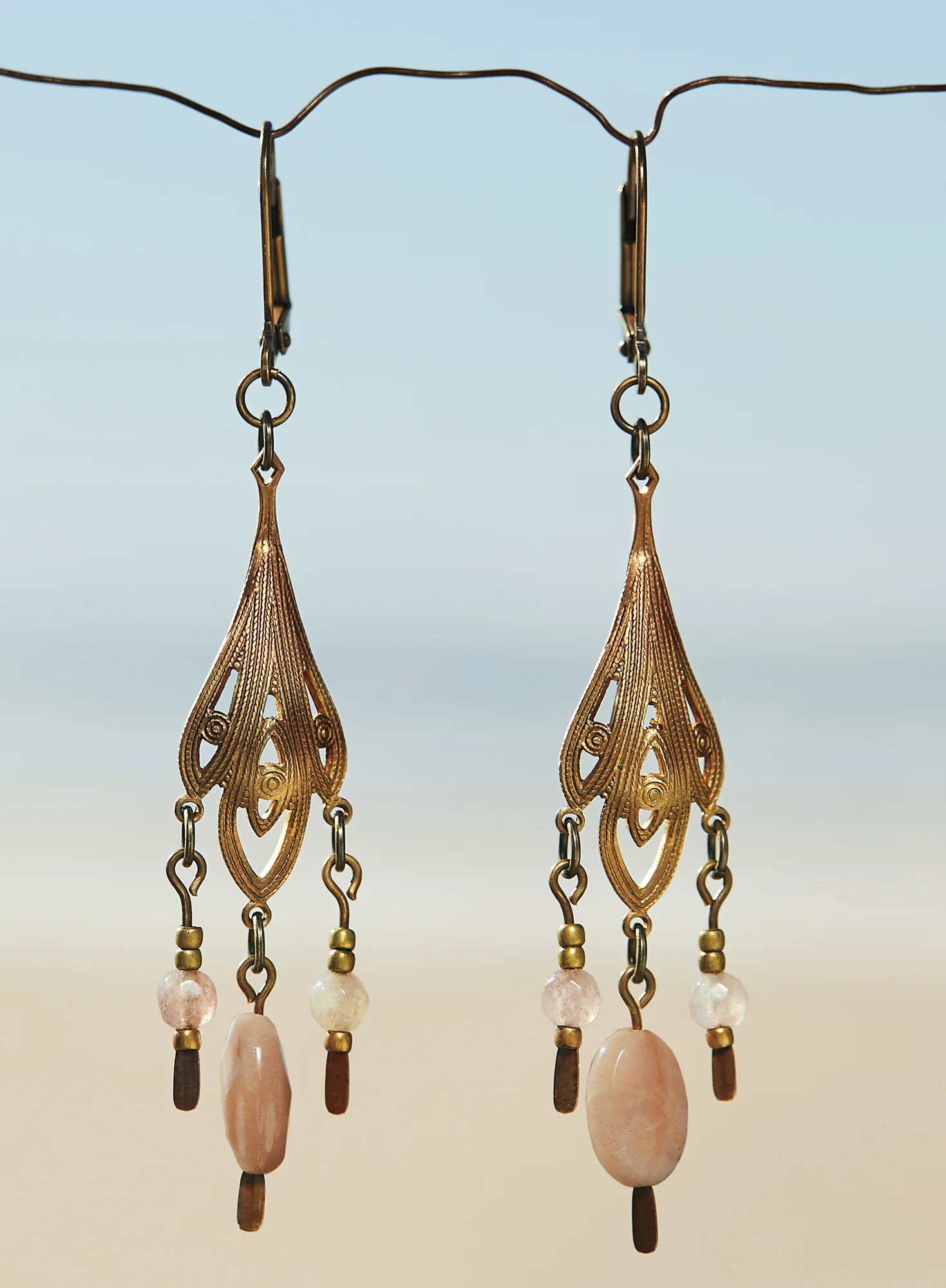 Moonrise Filigree Earrings - Image 3