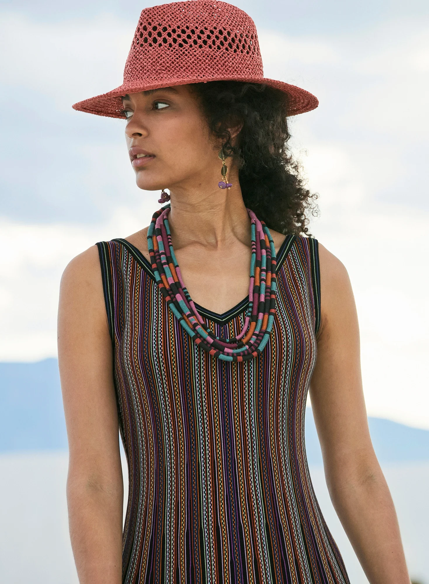 Moorish Stripe Dress - Image 7