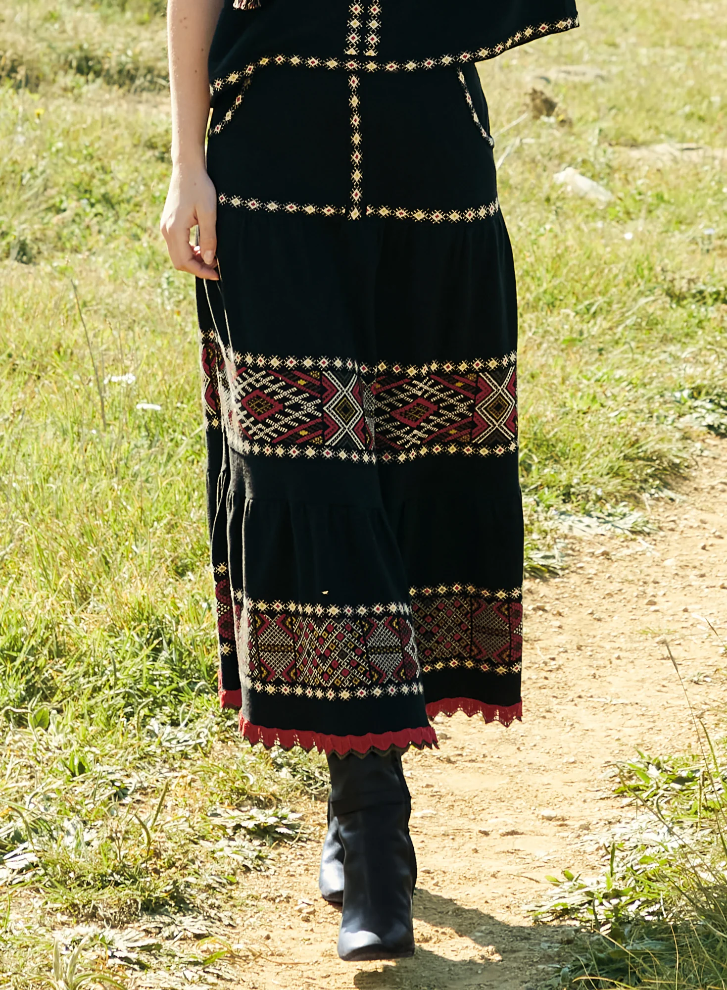 Moroccan Tiered Skirt