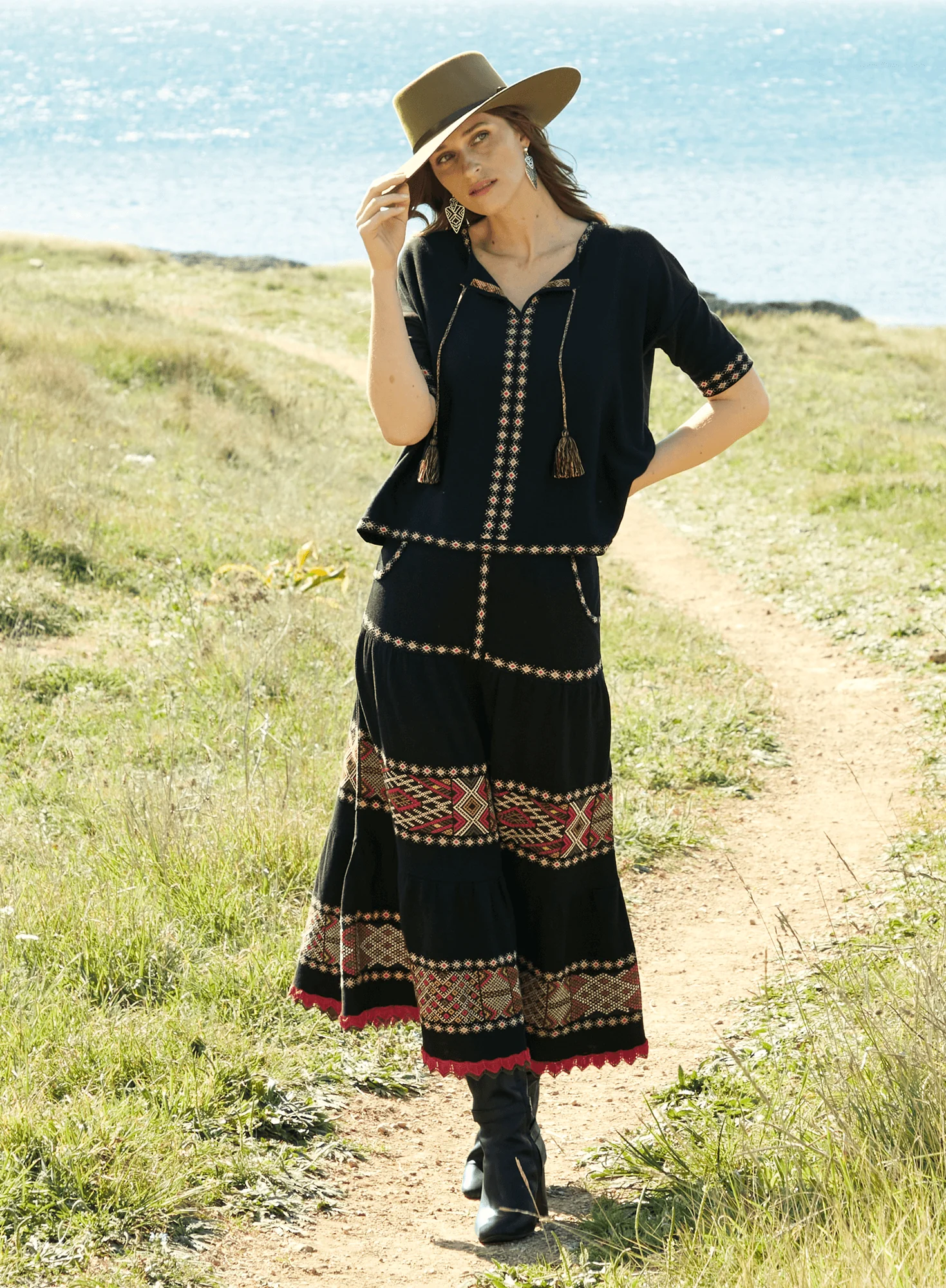 Moroccan Tiered Skirt - Image 4