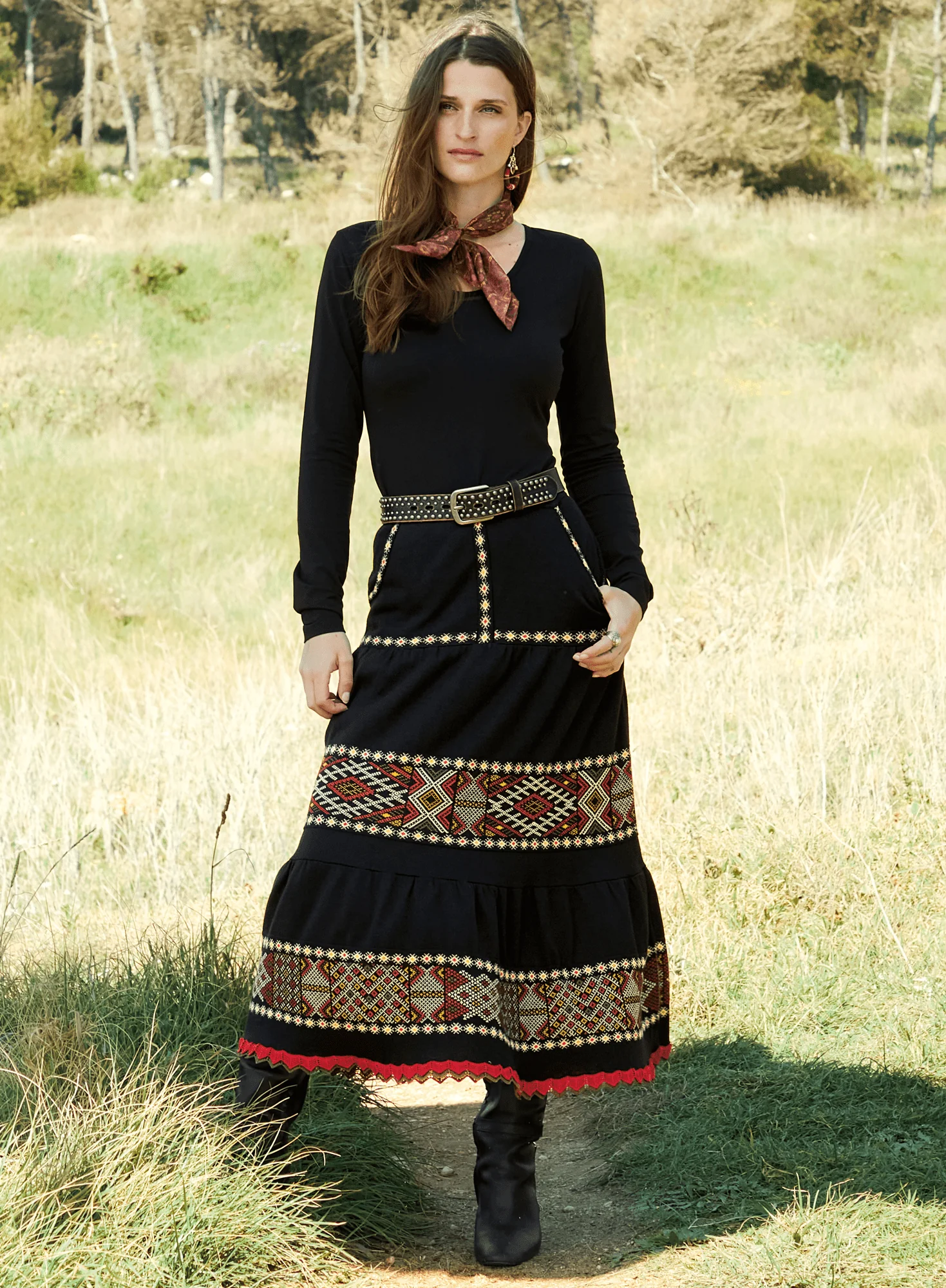 Moroccan Tiered Skirt - Image 5