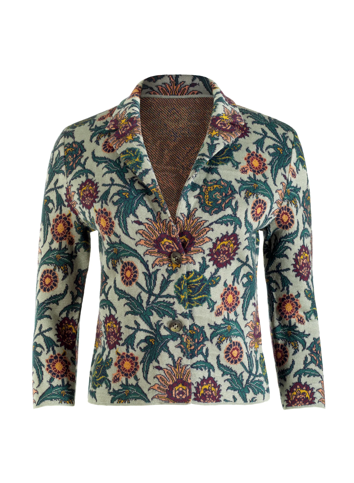 Moroccan Tile Knit Jacket - Image 3