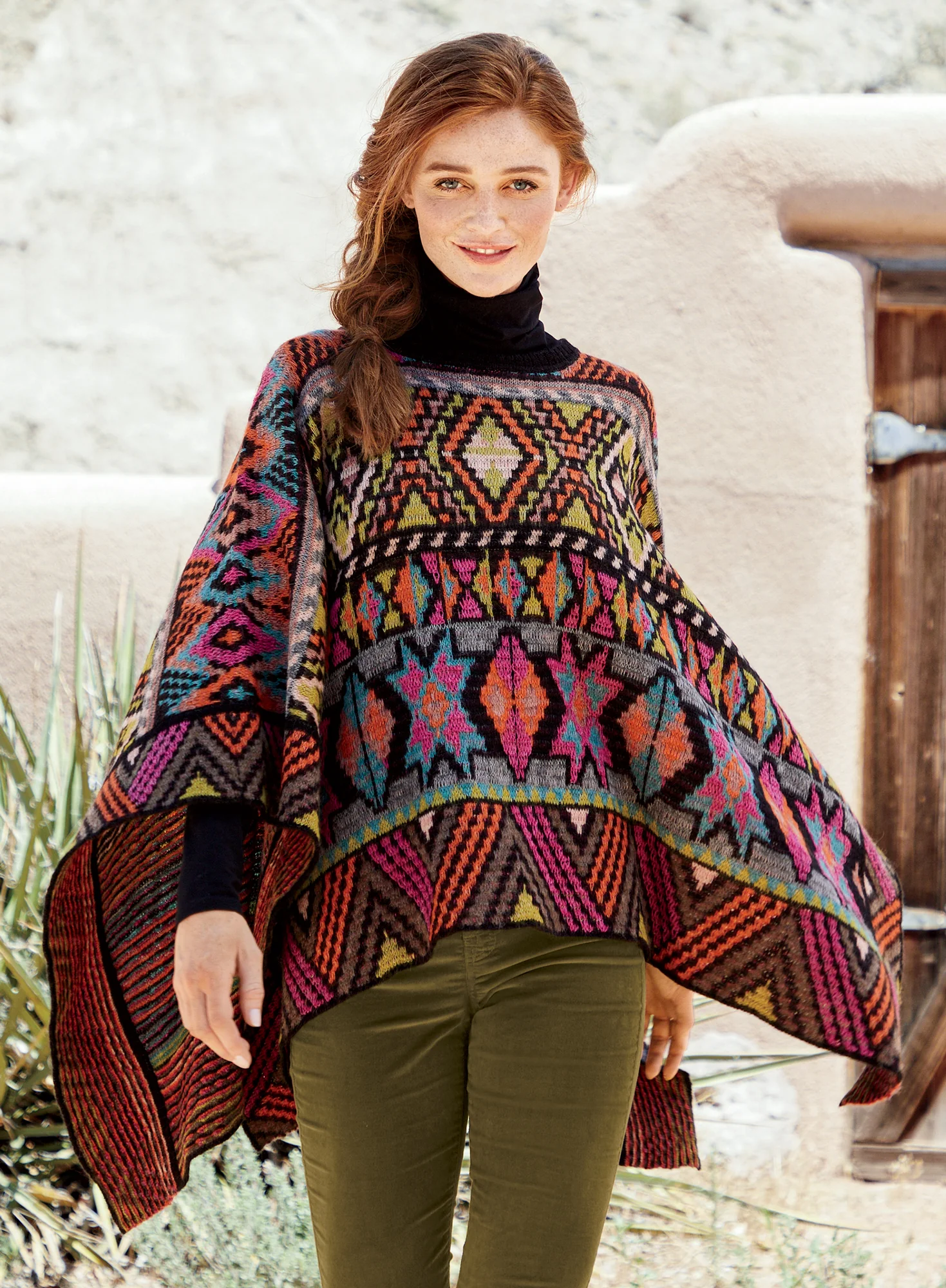 Nador Reversible Poncho