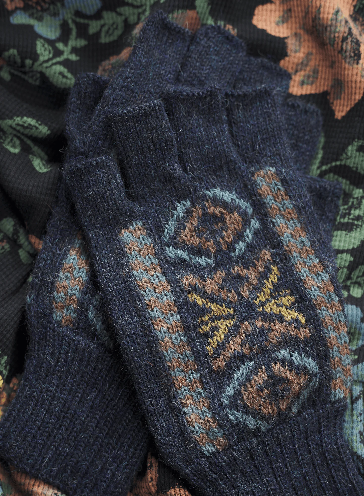 Night Sky Fingerless Gloves