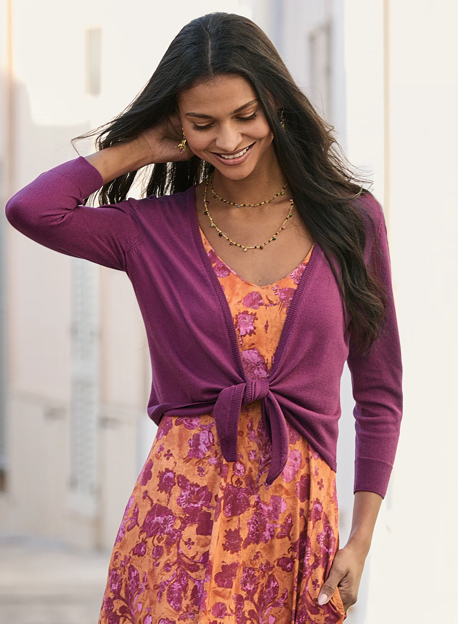 Nikki Tie-Waist Cardigan