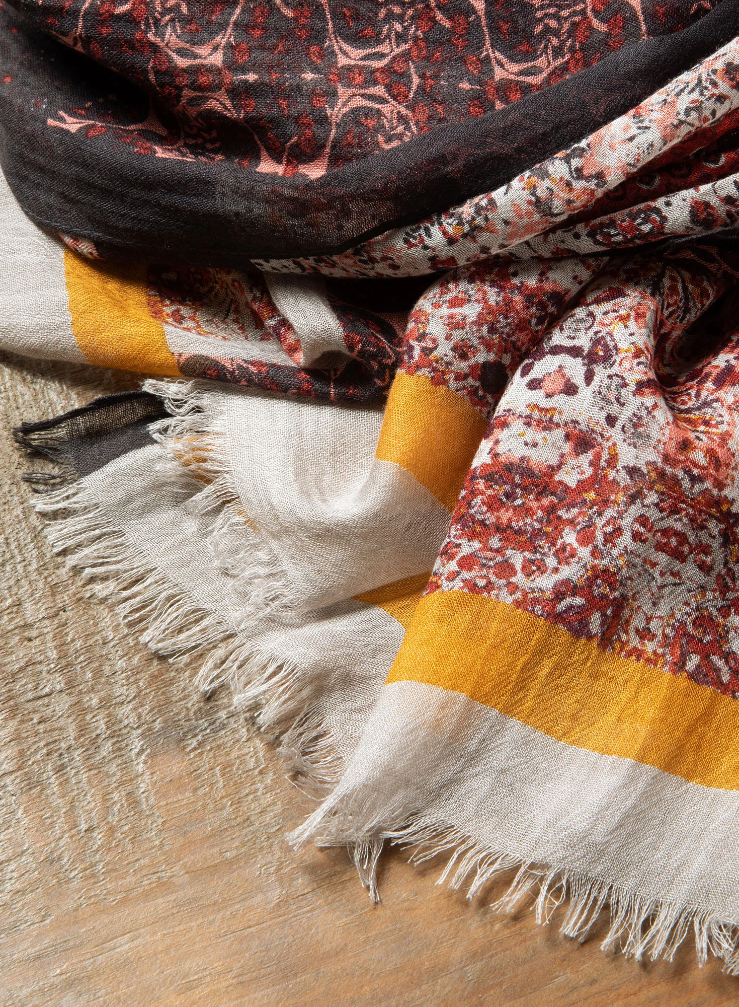 Nirmala Patchwork Scarf - Image 2