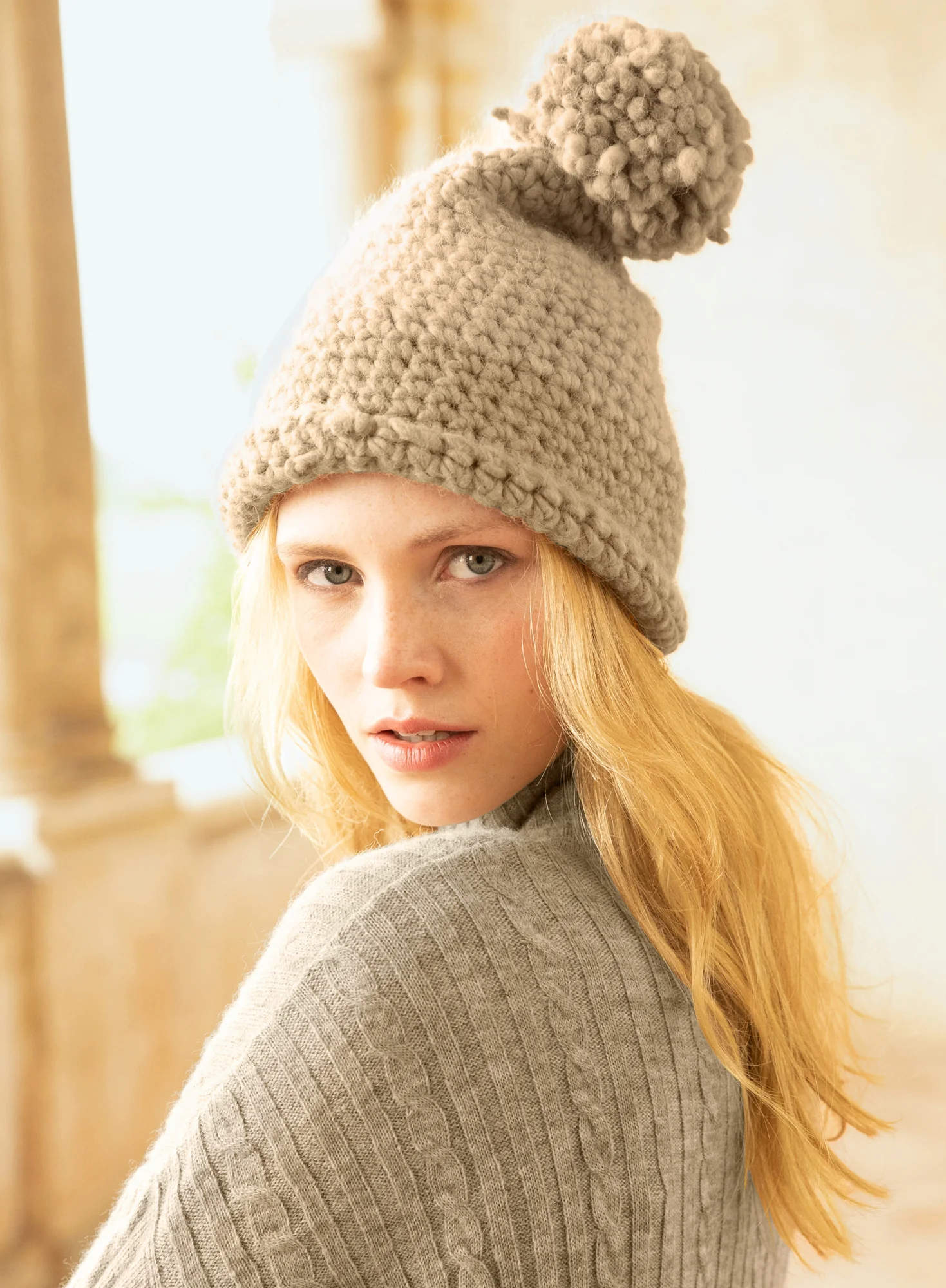 Ombre Crocheted Cap - Image 2