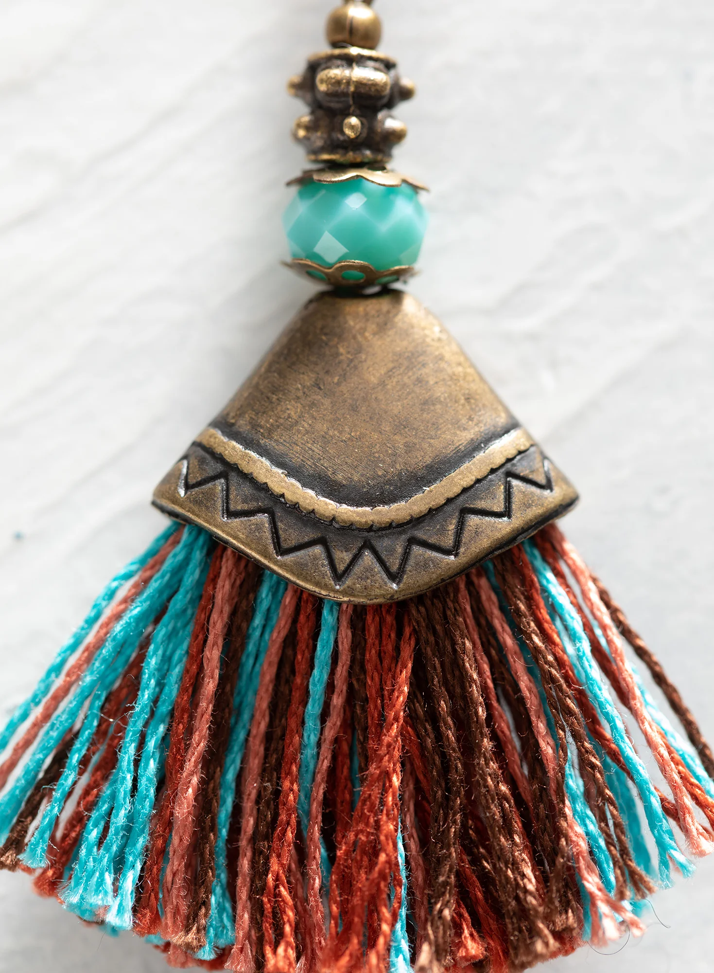 Oud Tassel Earrings - Image 2