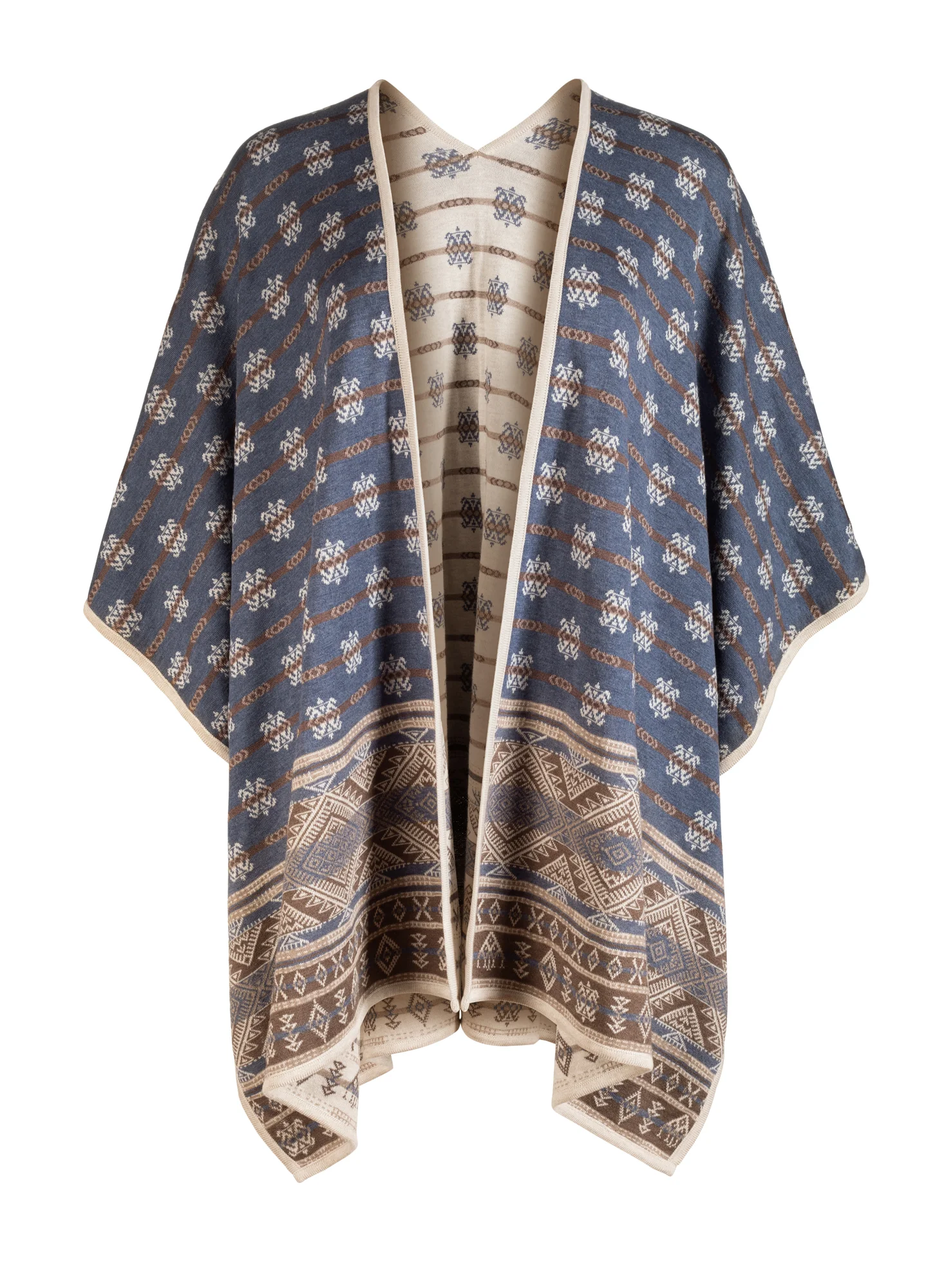 Oudhref Reversible Ruana - Image 5