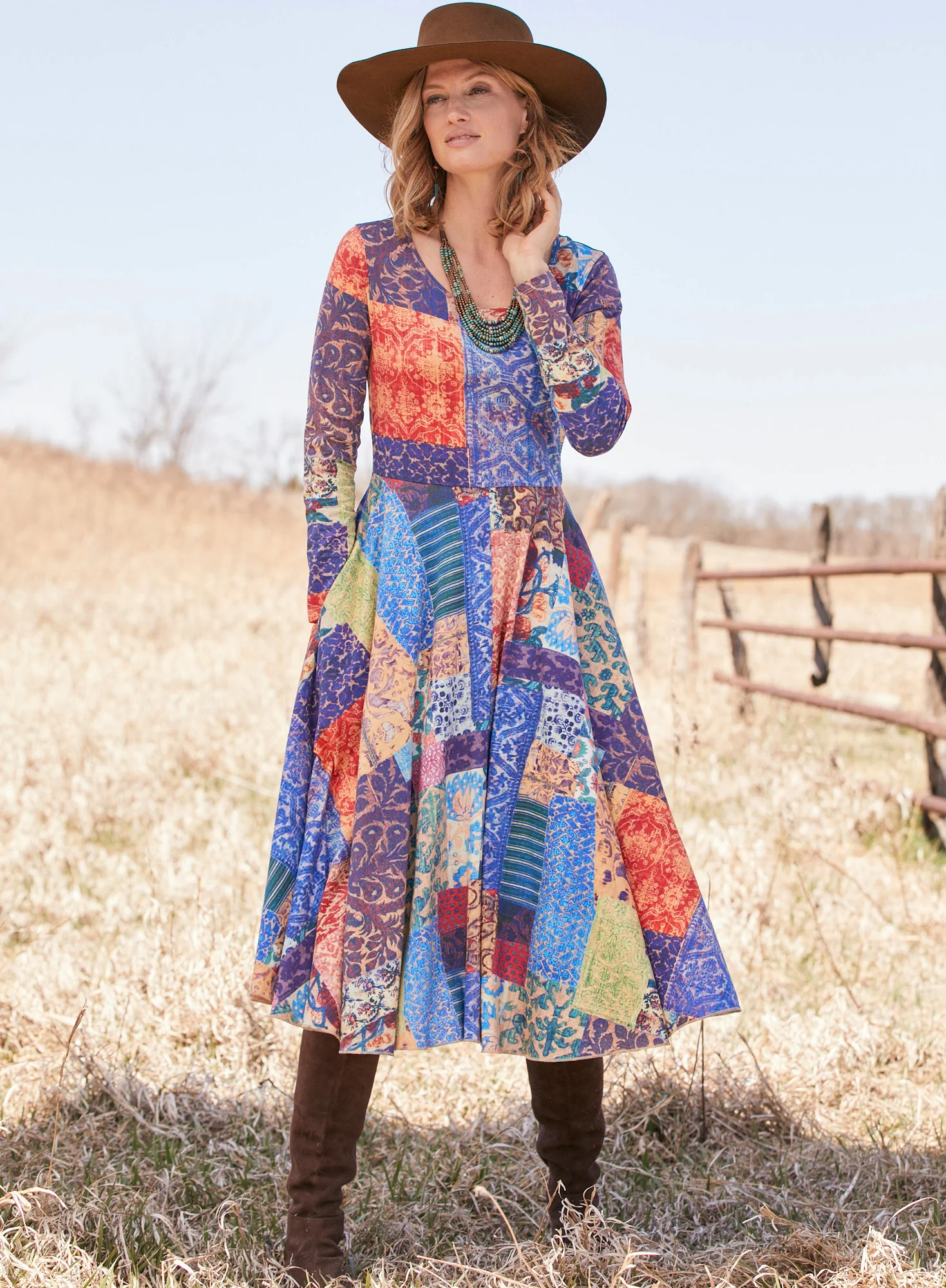 Patchwork Dress