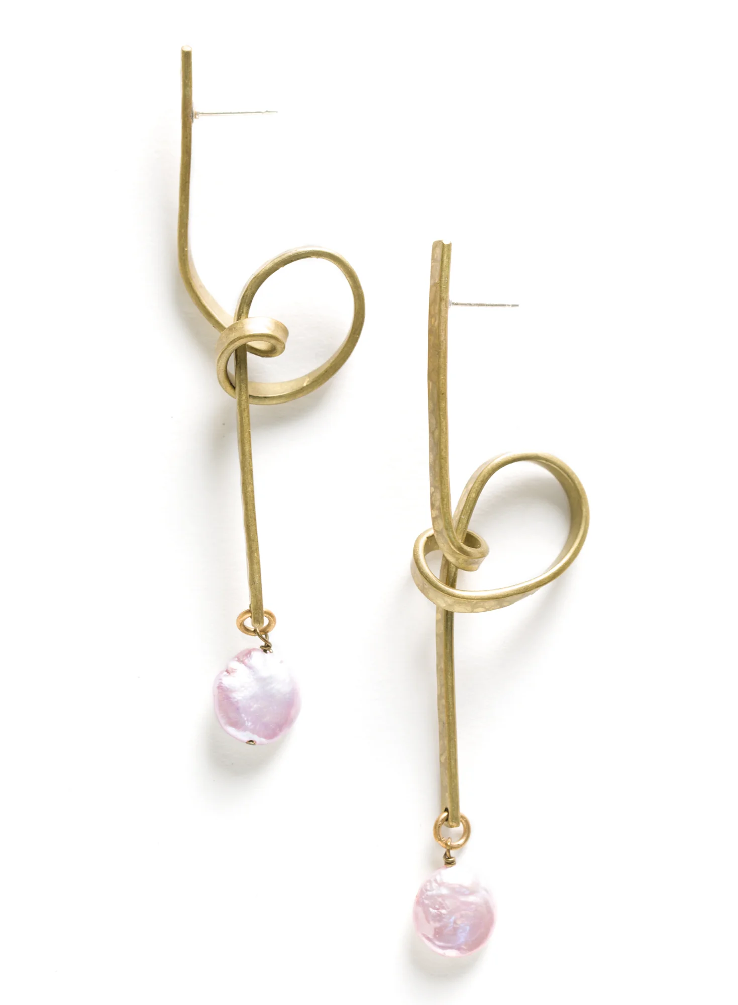 Pearl With A Twist Earrings