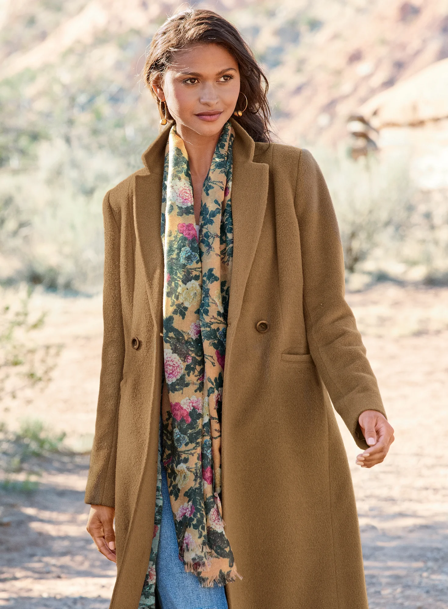 Peony Rose Scarf - Image 5