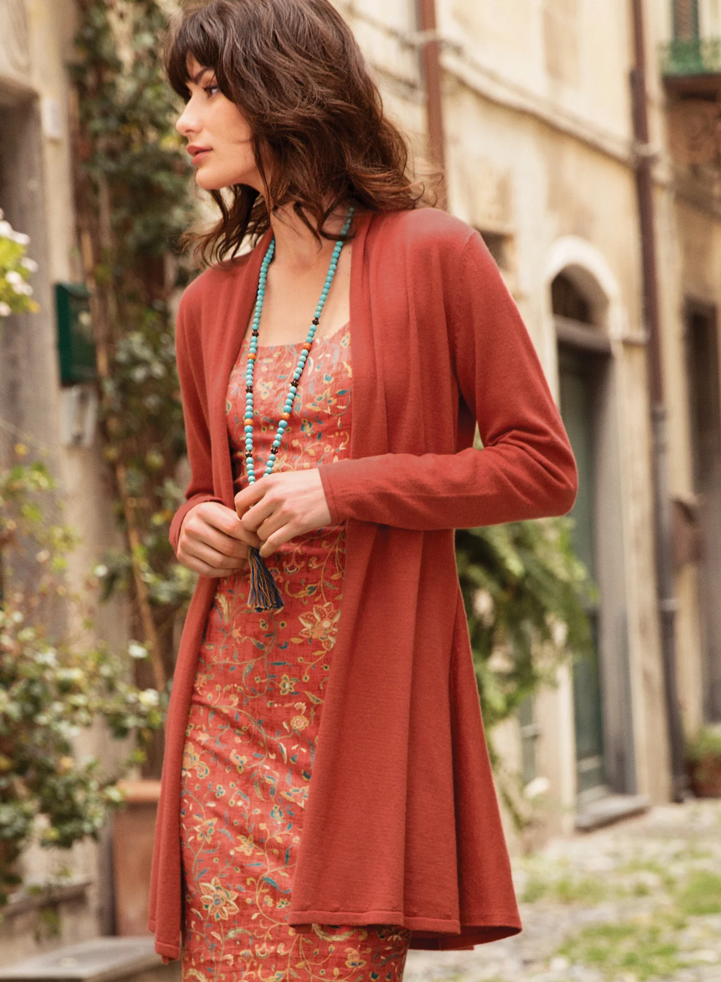 Peplum Back Cardigan - Image 6