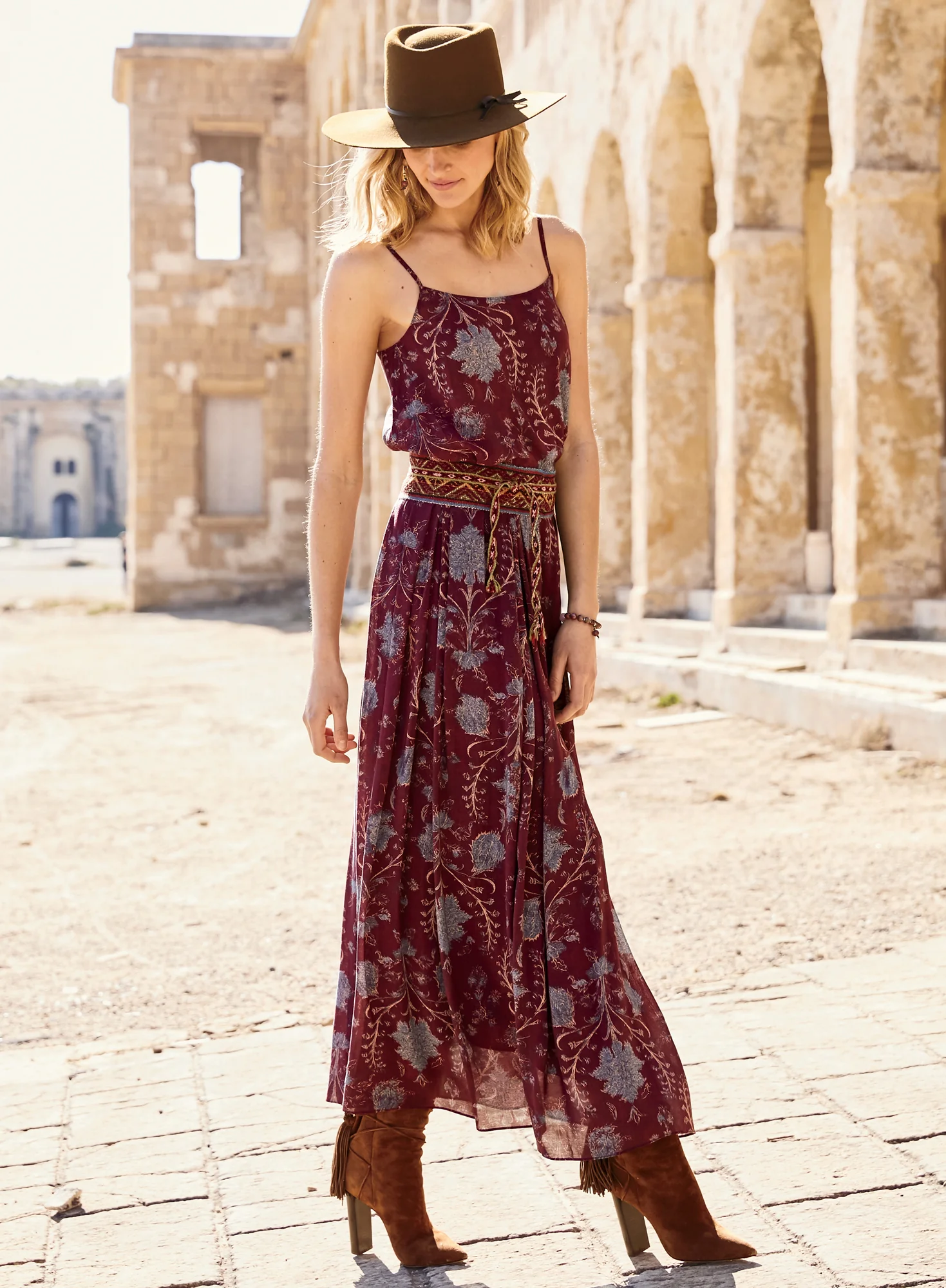 Persian Brocade Maxi-Skirt - Image 7
