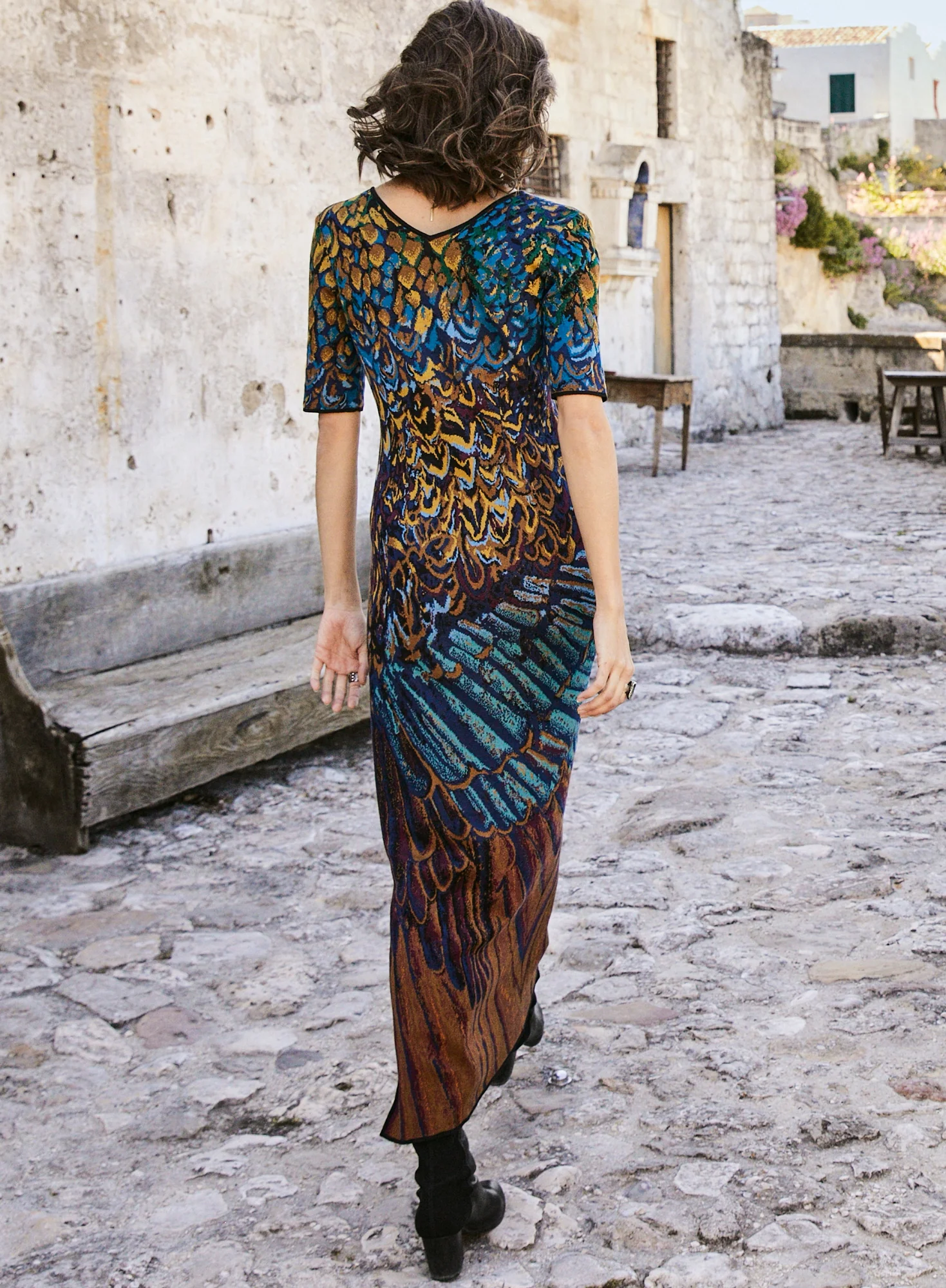 Pheasant Maxi-Dress 49" - Image 2