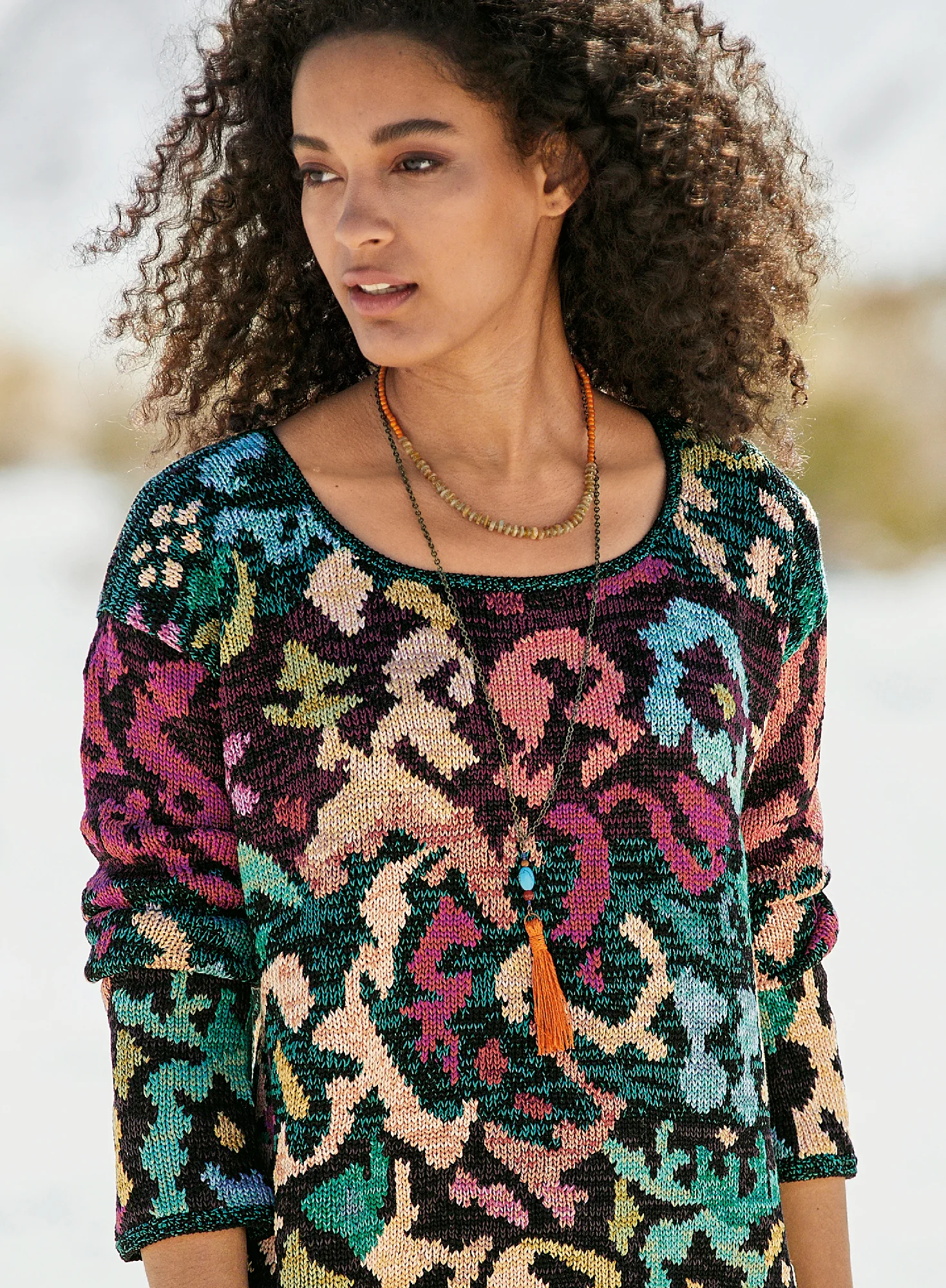 Pilar Tassel Necklace - Image 3