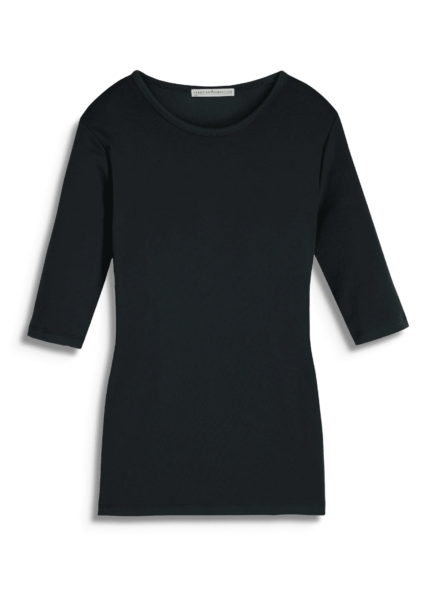 Pima Rib Knit Crew
