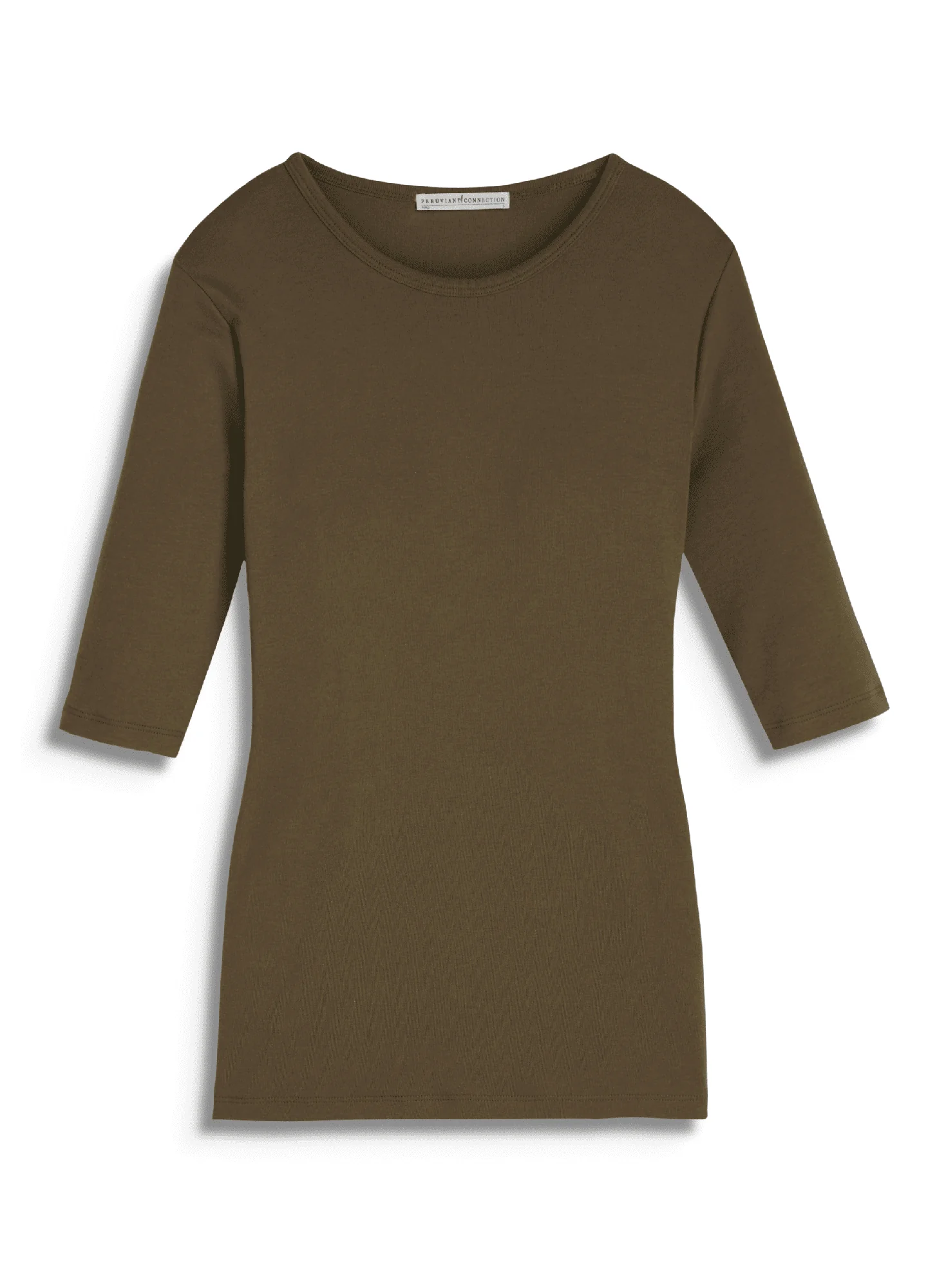Pima Rib Knit Crew - Image 4