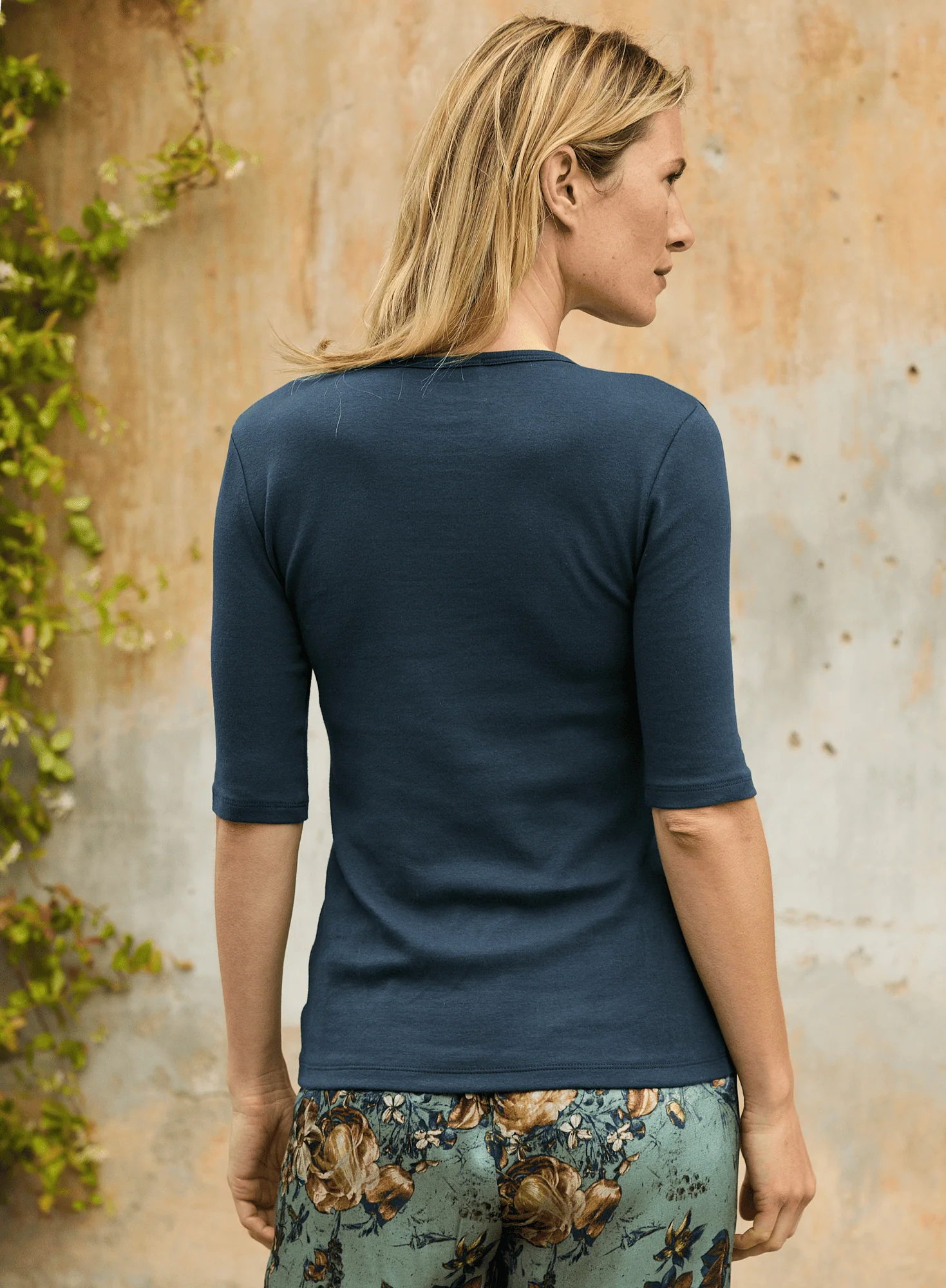 Pima Rib Knit Crew - Image 2