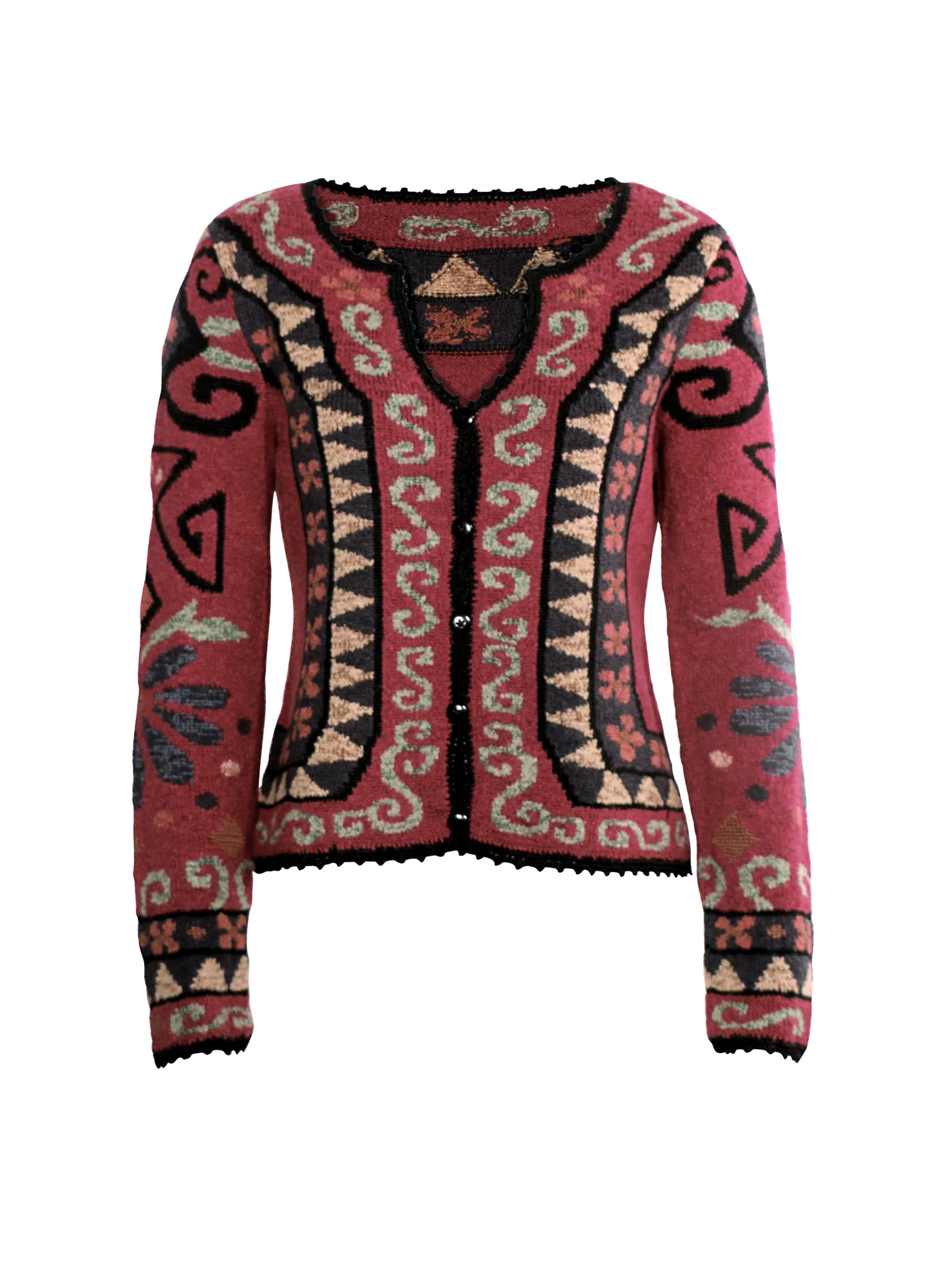 Pisac Folk Art Cardigan - Image 2