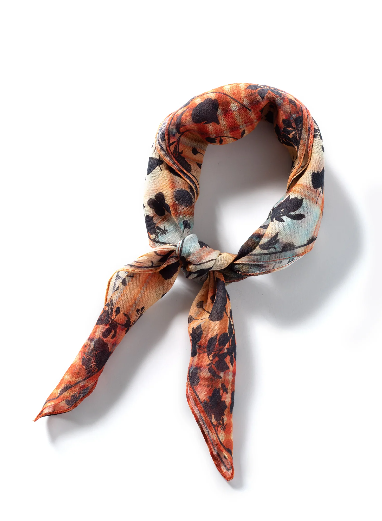 Poppy/Plaid Bandana