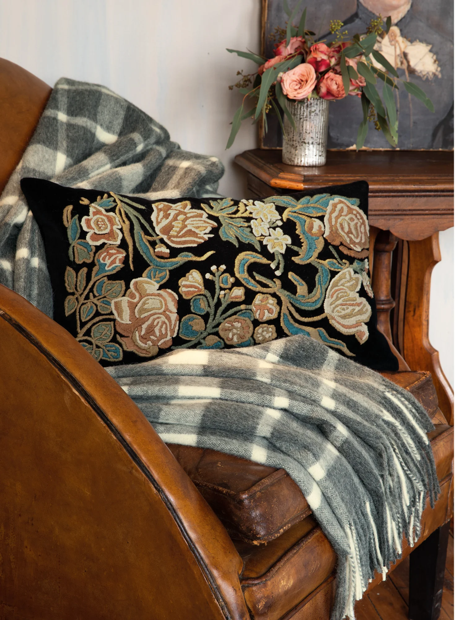 Potpourri Embroidered Pillow - Image 2