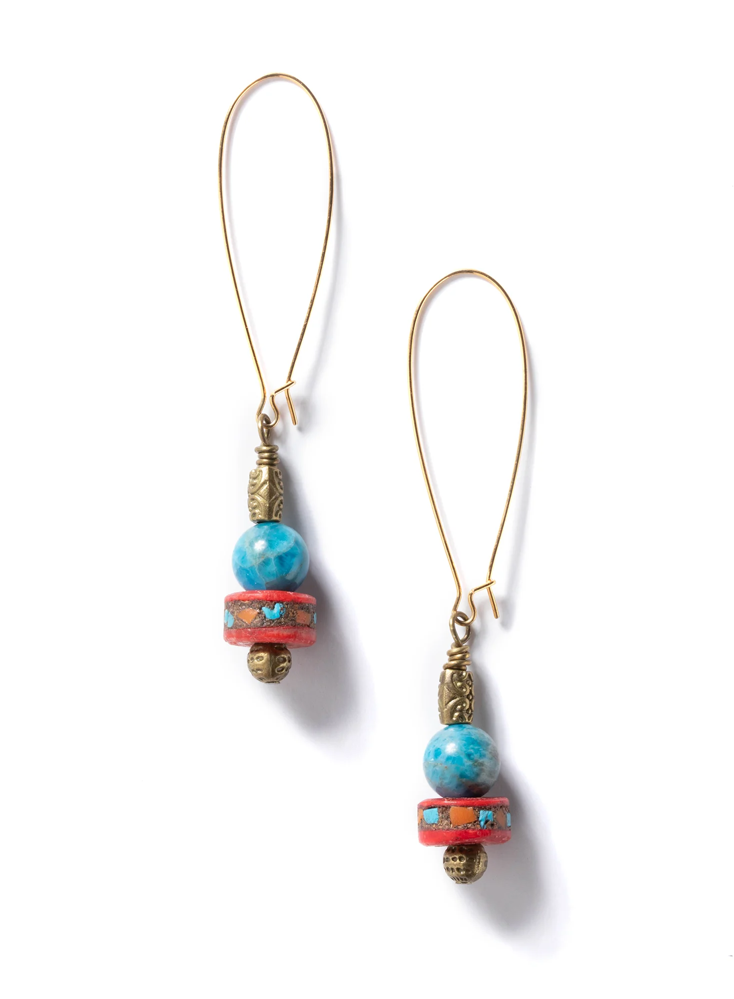 Prayer Wheel Earrings