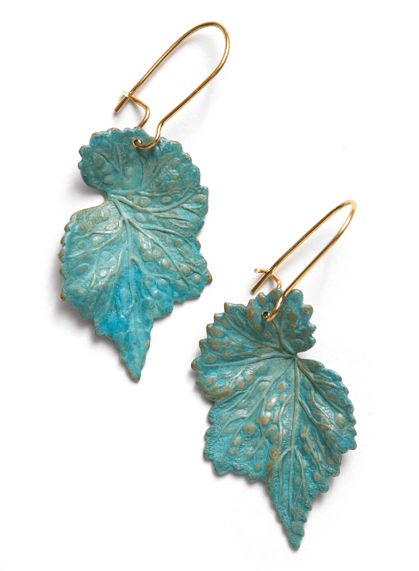 Pressed Leaf Earrings - Image 2