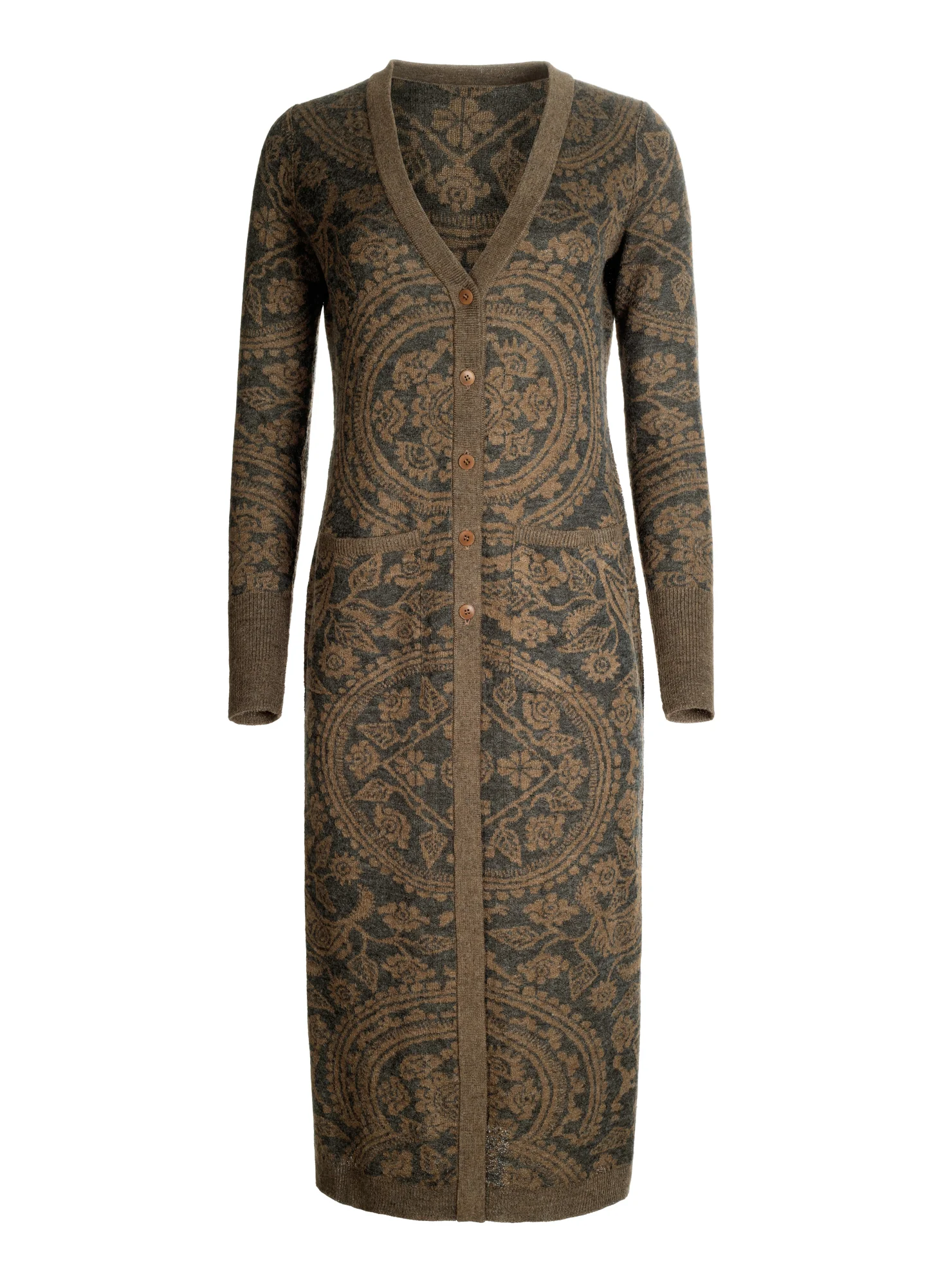 Reversible Mandala Long Cardigan - Image 5