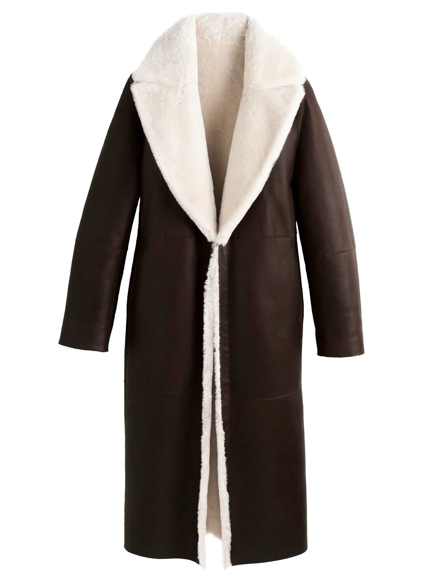 Reversible Shearling Trench - Image 3