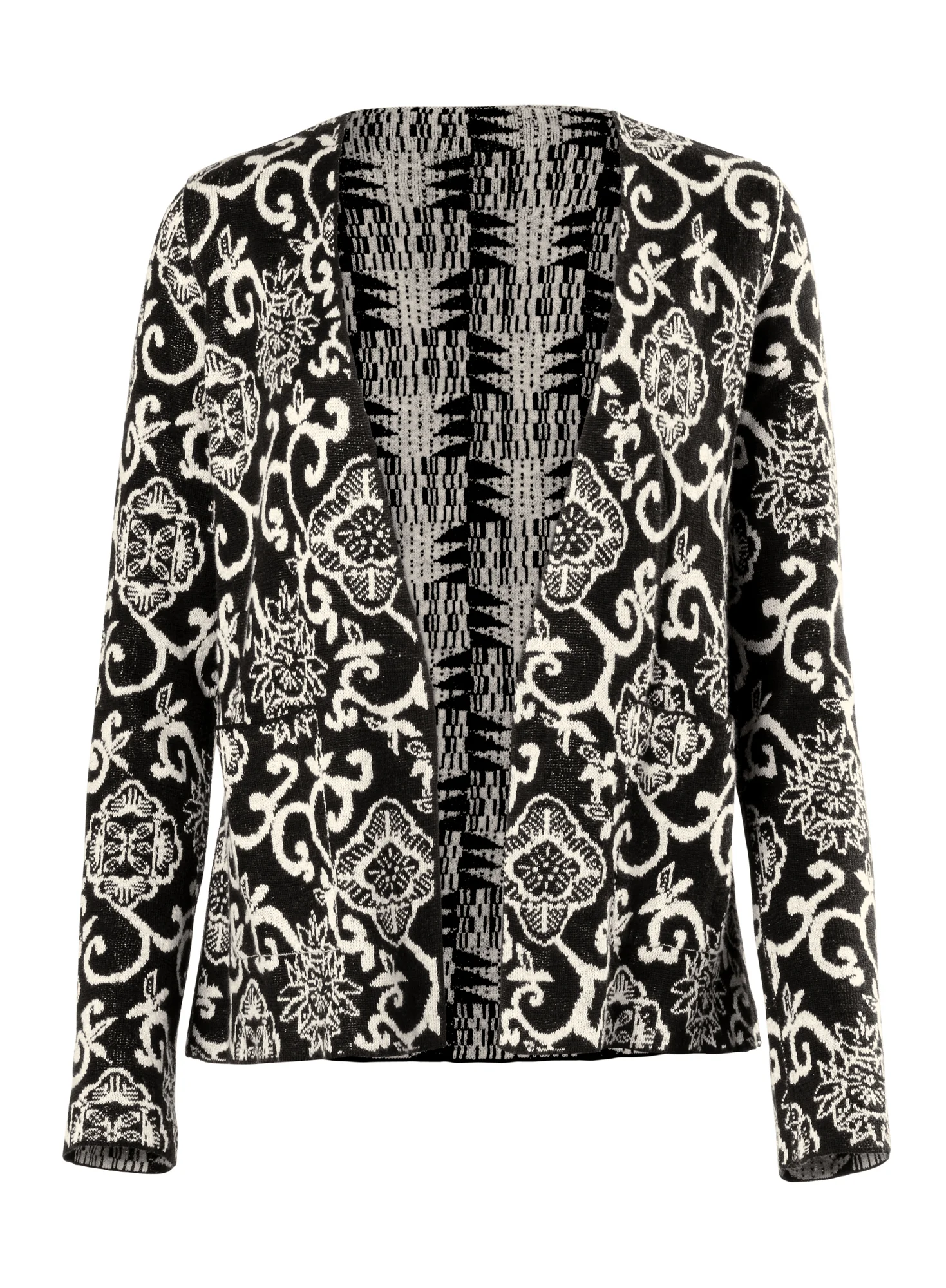 Reversible Textile Cardigan - Image 3