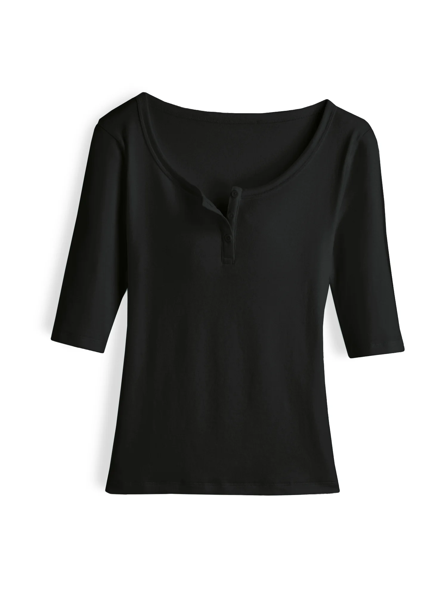 Rib Knit Henley
