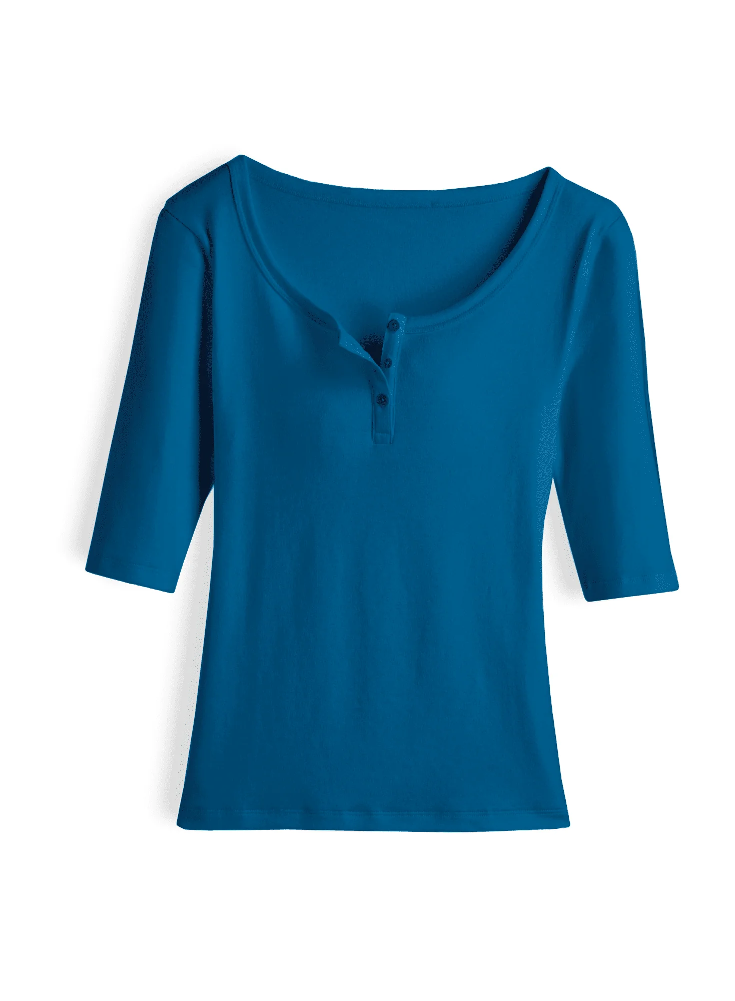 Rib Knit Henley - Image 4