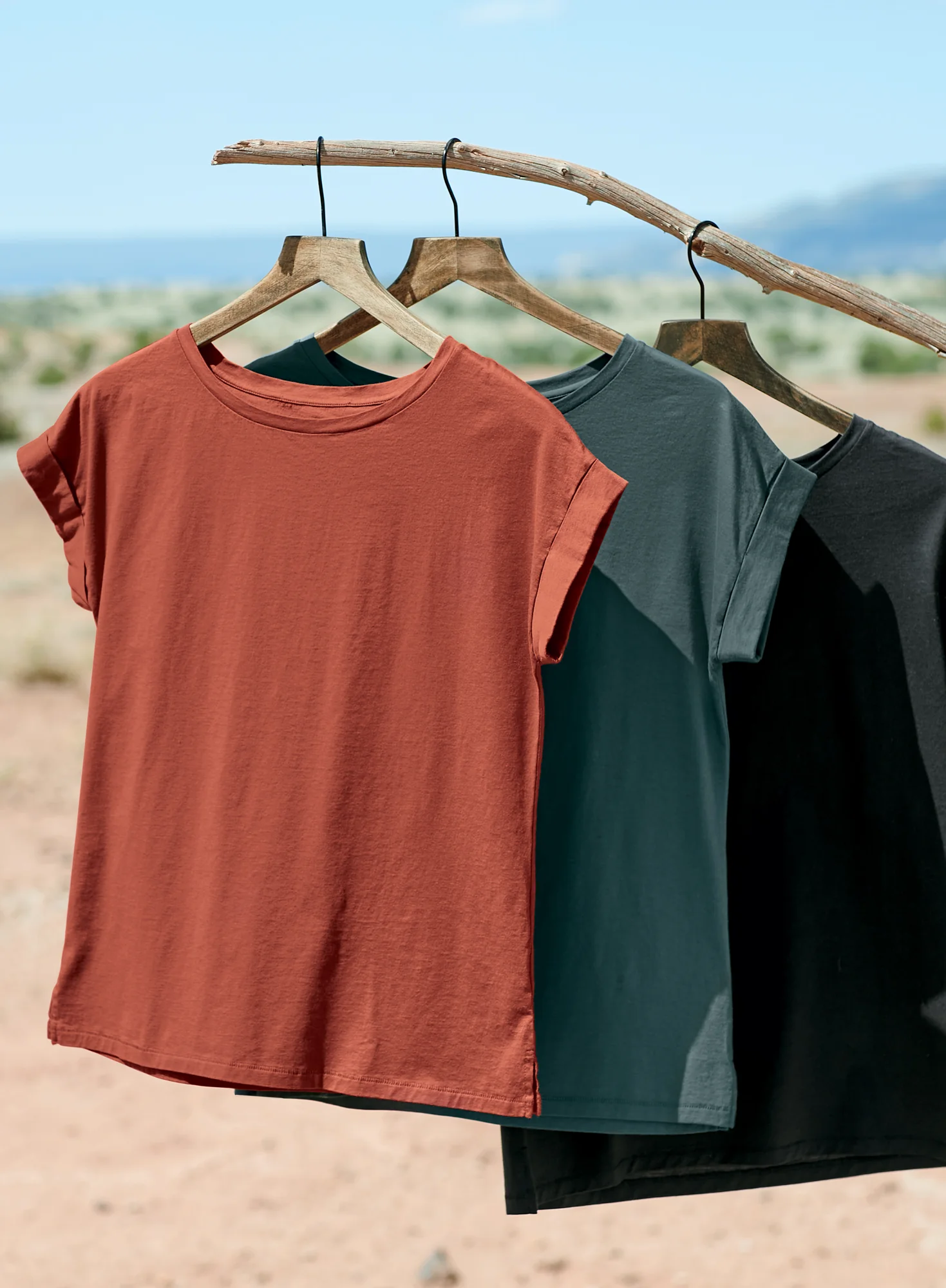 Rolled Cuff Tee - Image 4