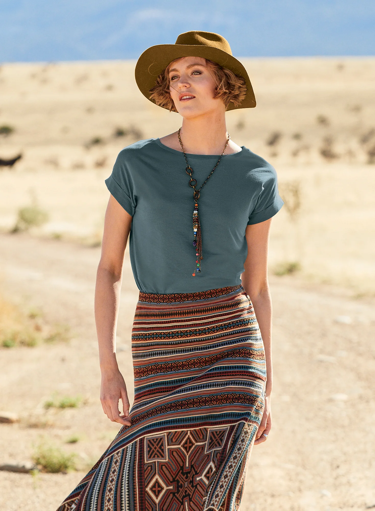 Rolled Cuff Tee - Image 7