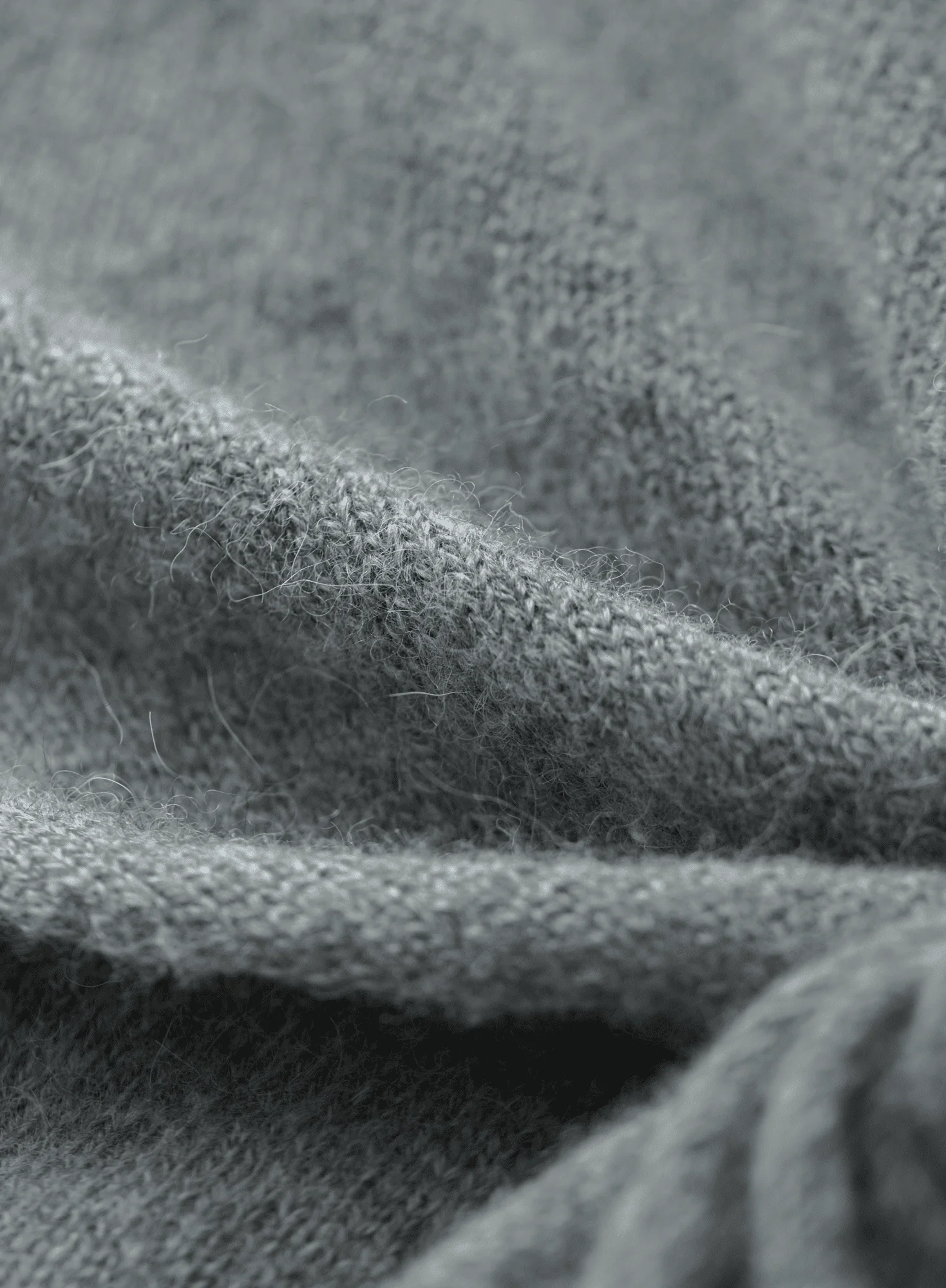 Royal Alpaca Faux-Wrap Dress - Image 3