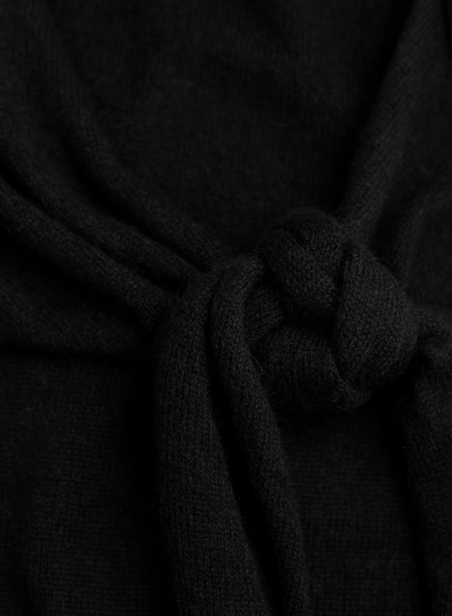Royal Alpaca Faux-Wrap Dress - Image 2